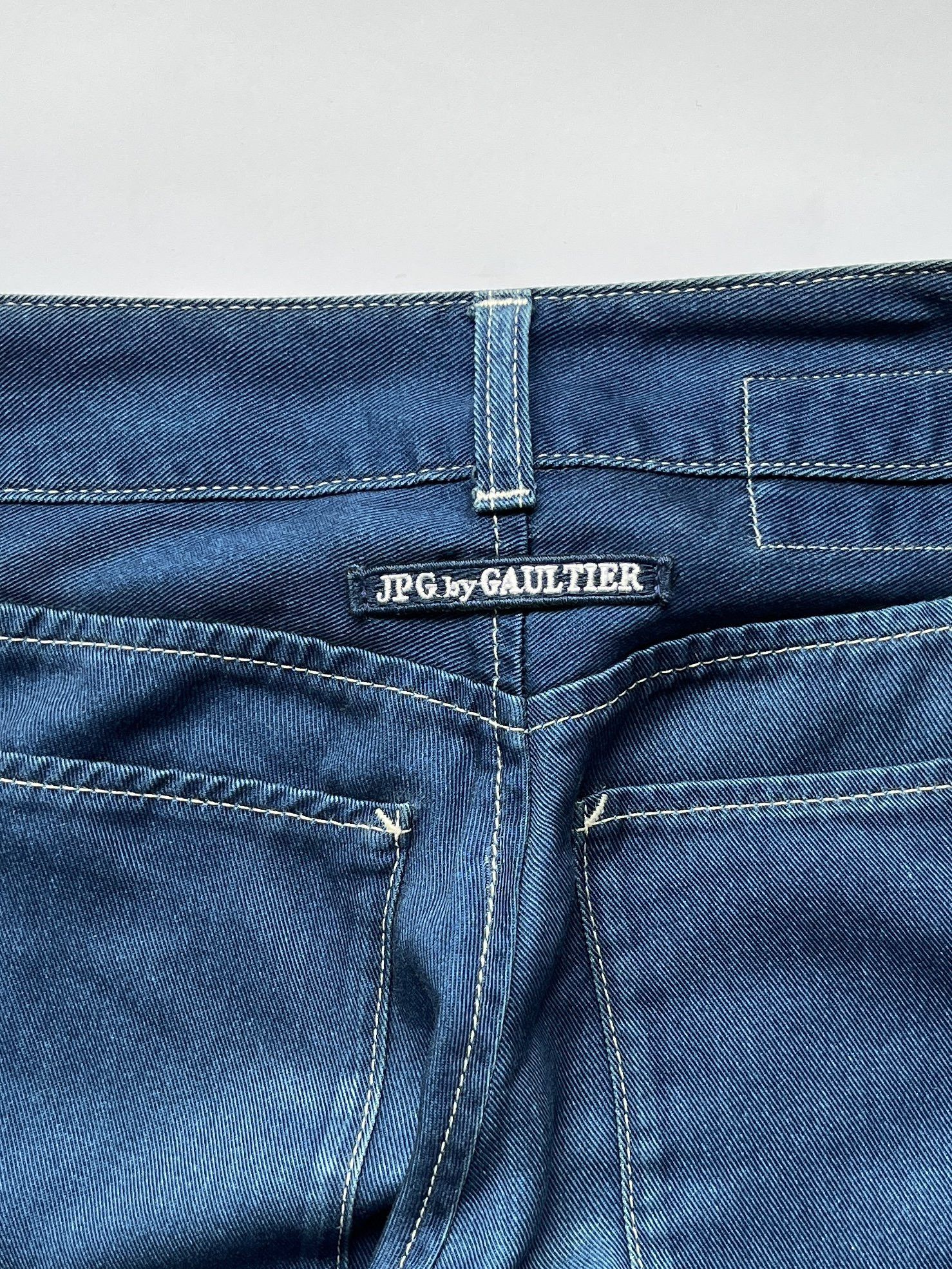 Jean Paul Gaultier ⚡️QUICK SALE⚡️1990's Jean Paul Gaultier Indigo Blue Jeans Size 26" / US 2 / IT 38 - 3 Thumbnail