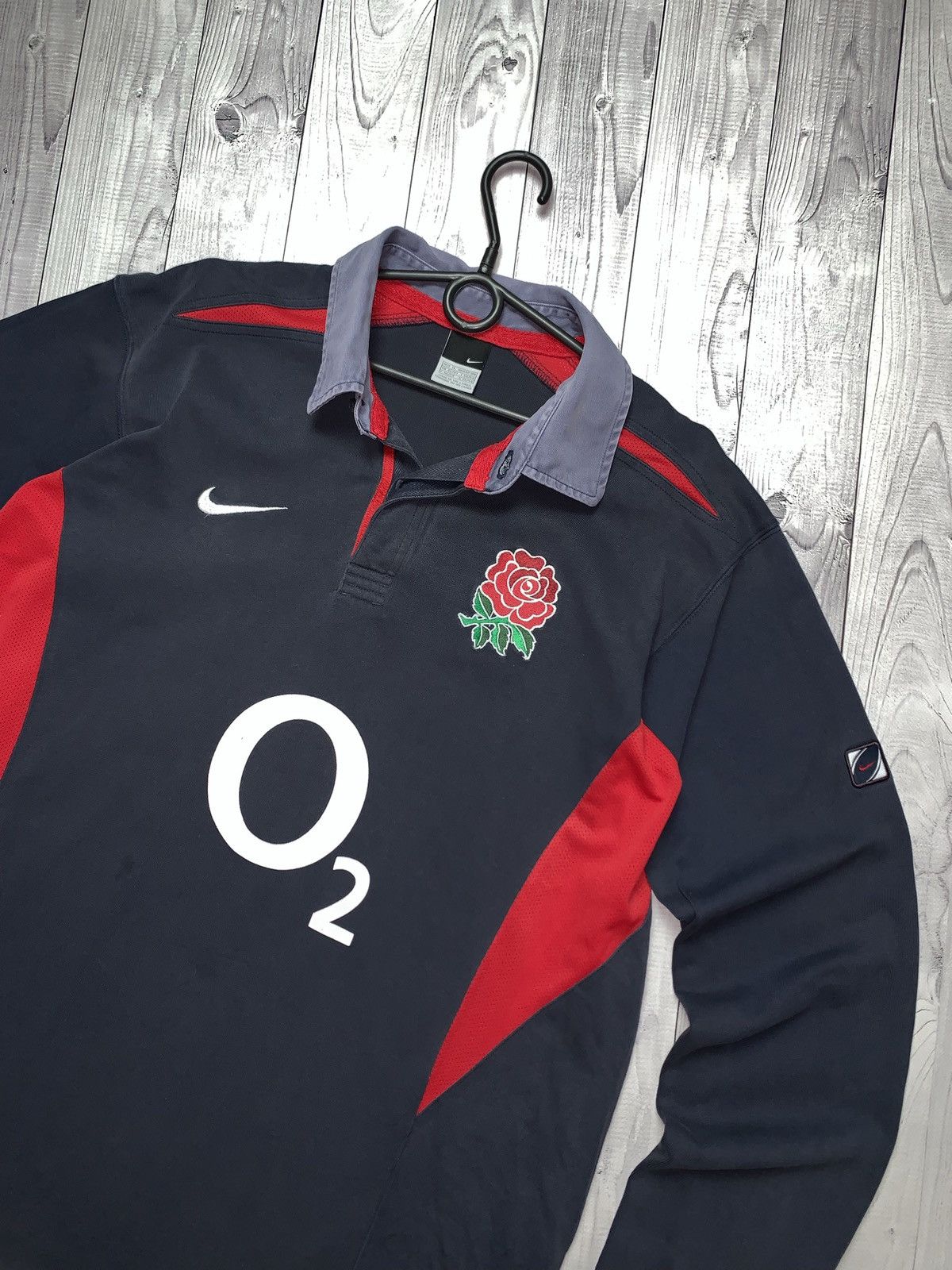 Nike × Vintage Vintage Nike rugby England jersey size L/XL Size US XL / EU 56 / 4 - 2 Thumbnail