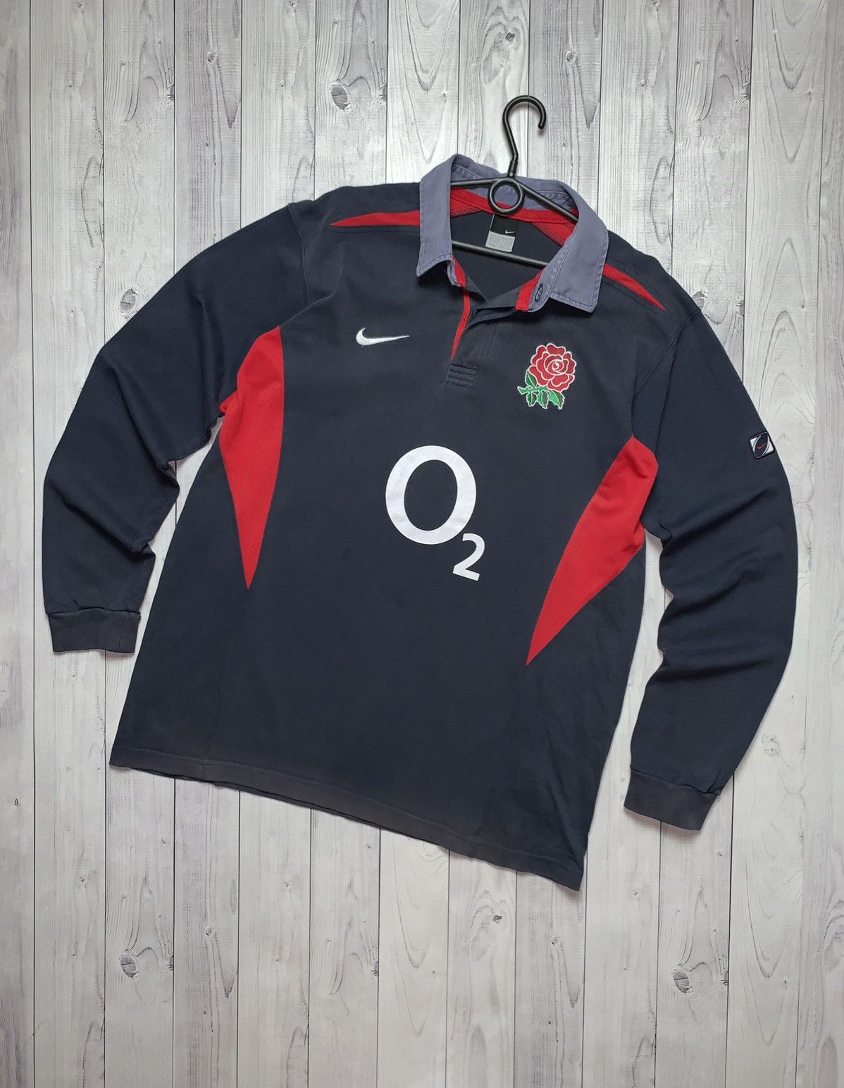 Nike × Vintage Vintage Nike rugby England jersey size L/XL Size US XL / EU 56 / 4 - 1 Thumbnail