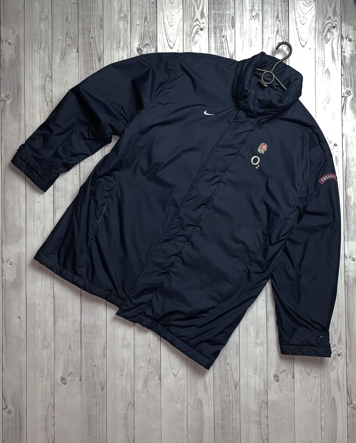 Nike × Vintage Vintage Nike Rugby England jacket Size US XXL / EU 58 / 5 - 1 Thumbnail
