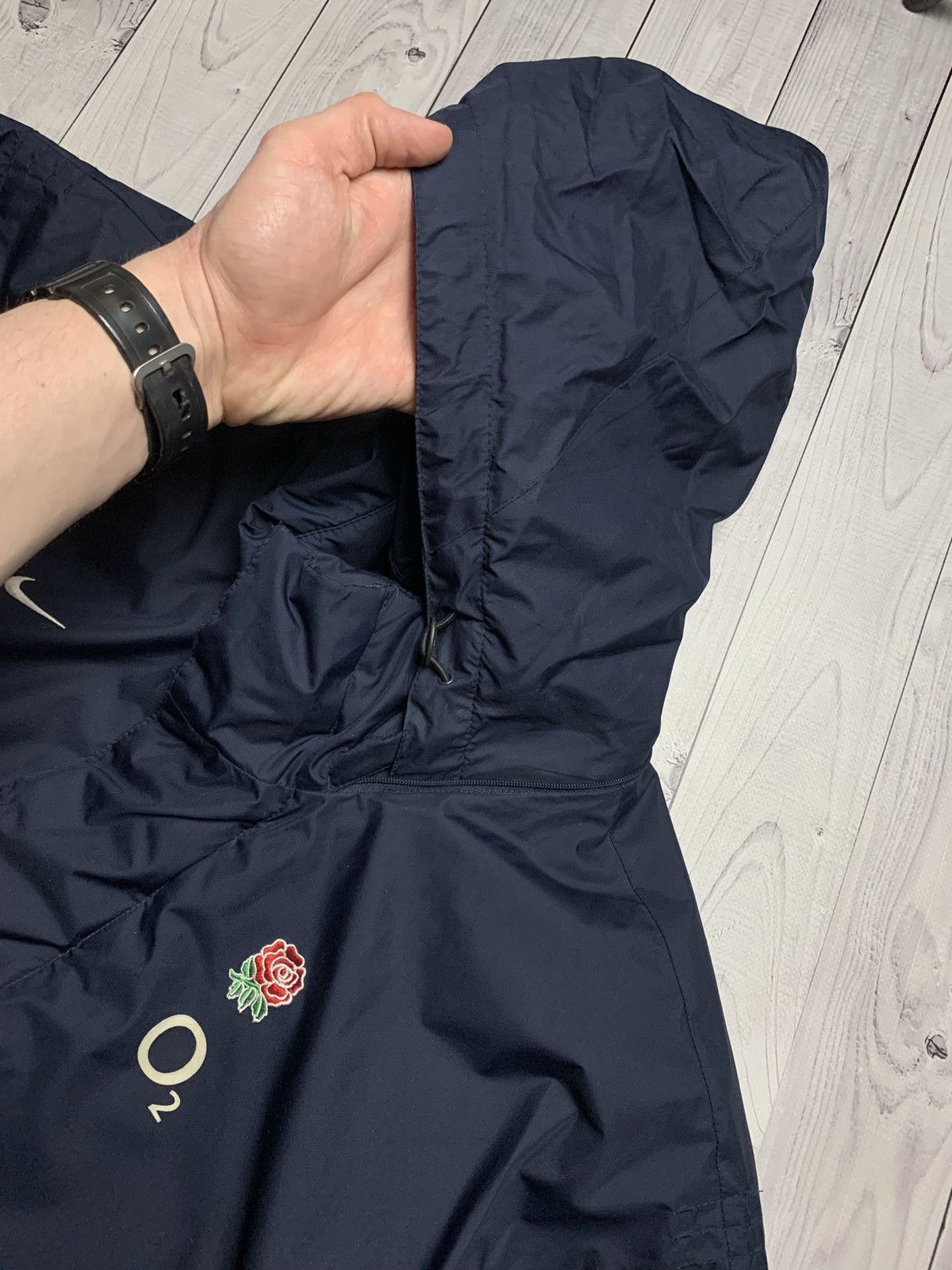 Nike × Vintage Vintage Nike Rugby England jacket Size US XXL / EU 58 / 5 - 7 Thumbnail