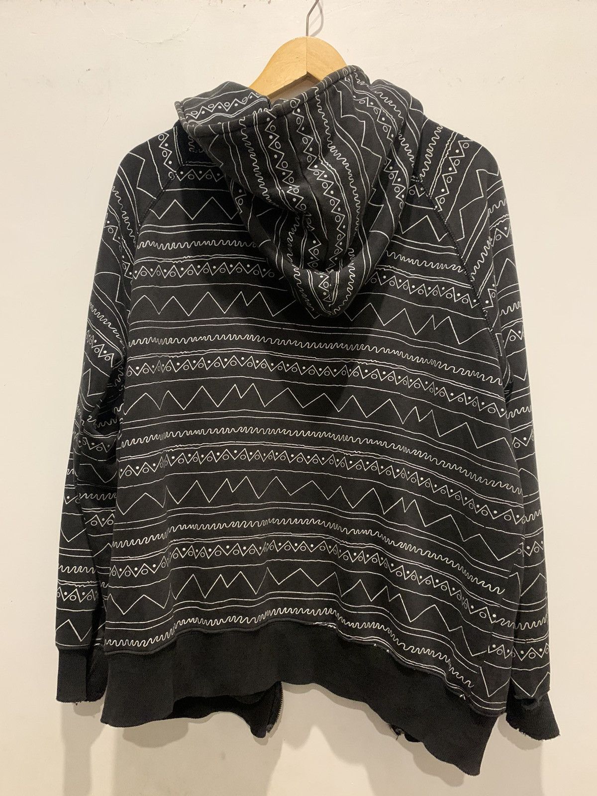 Stussy Vintage THRASHED STUSSY All Over Print Navazo Zip Hoodie Size US M / EU 48-50 / 2 - 2 Thumbnail