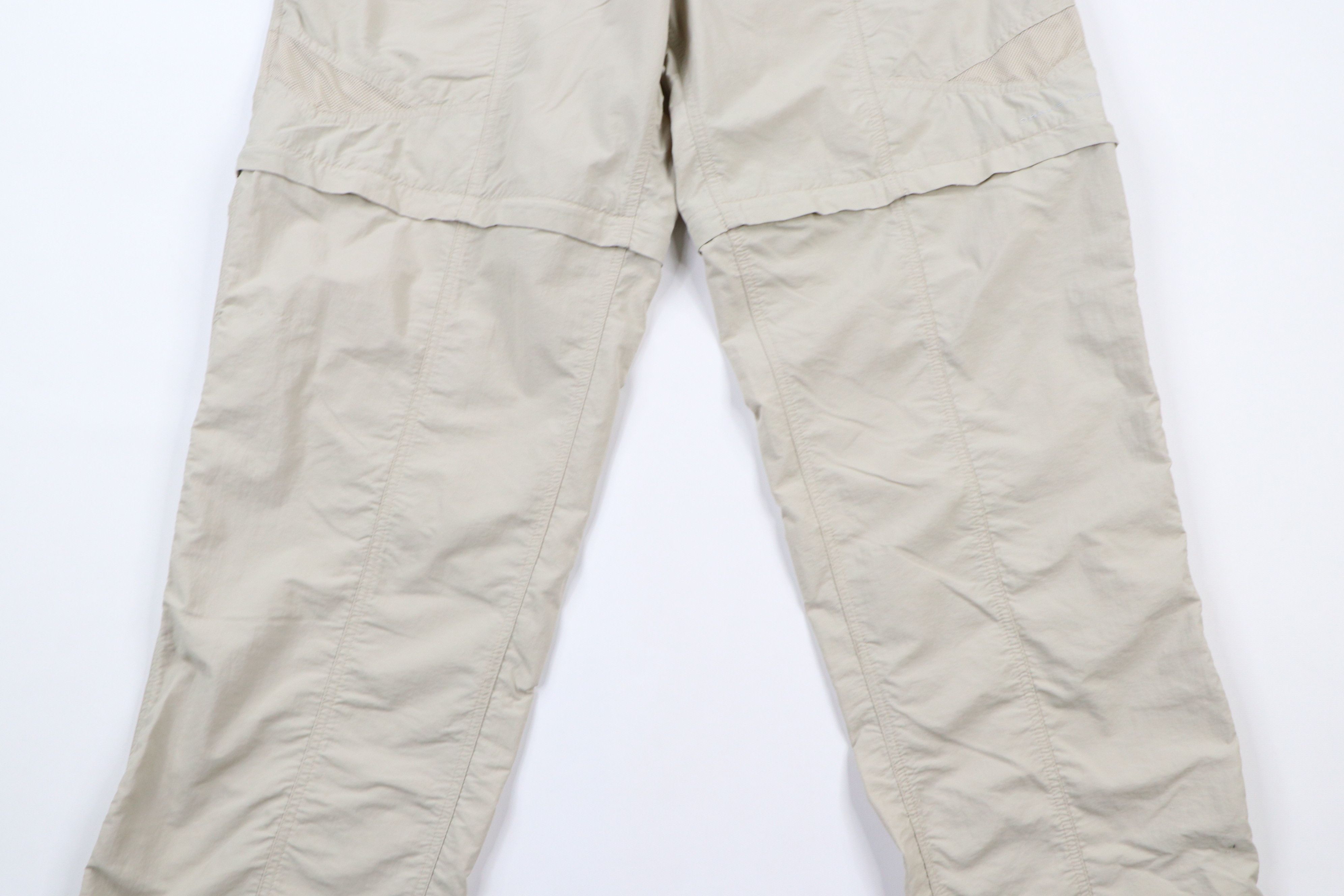 Columbia × Vintage Columbia PFG Wide Leg Convertible Pants Shorts Beige Brown Size US 38 / EU 54 - 3 Thumbnail