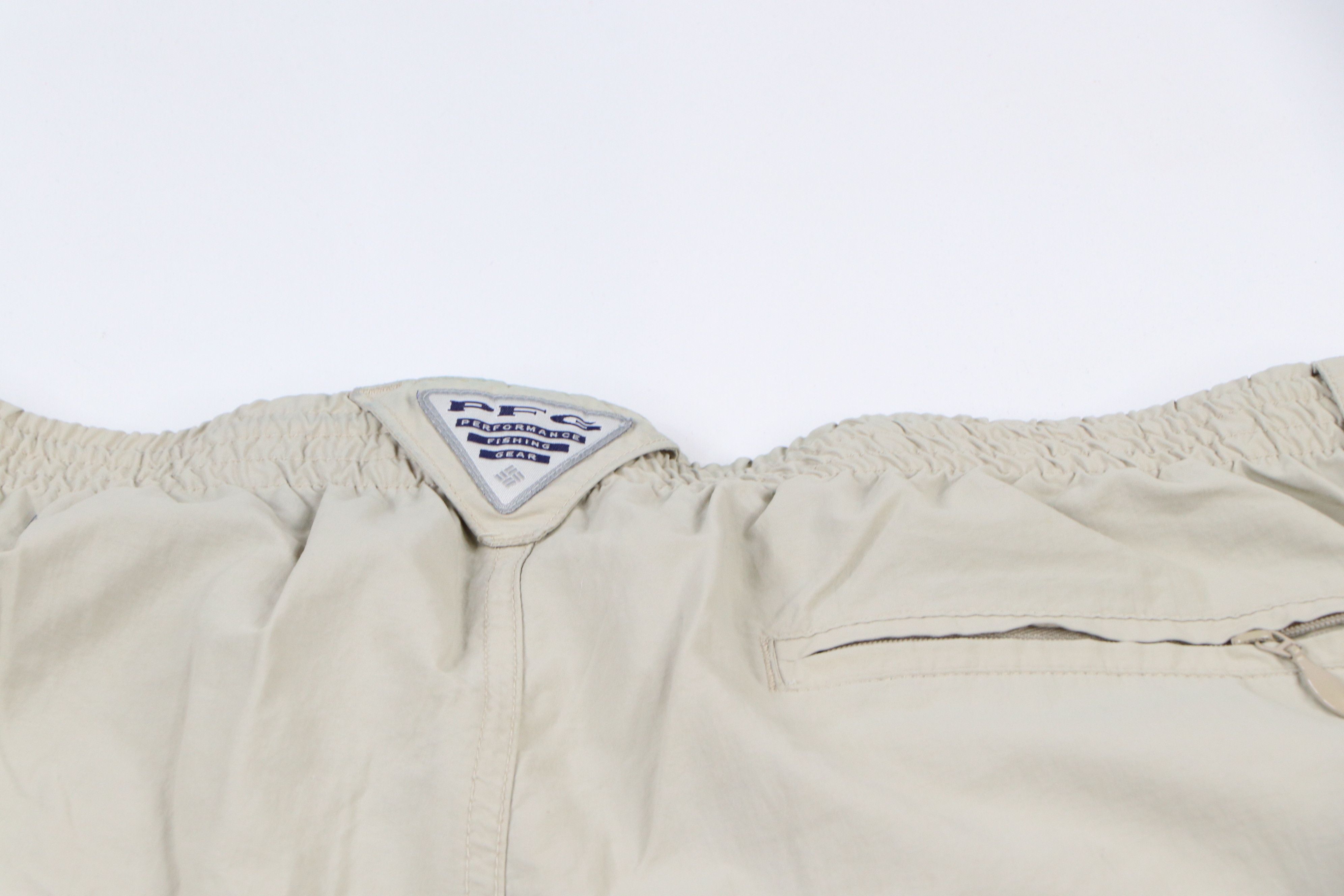 Columbia × Vintage Columbia PFG Wide Leg Convertible Pants Shorts Beige Brown Size US 38 / EU 54 - 11 Thumbnail