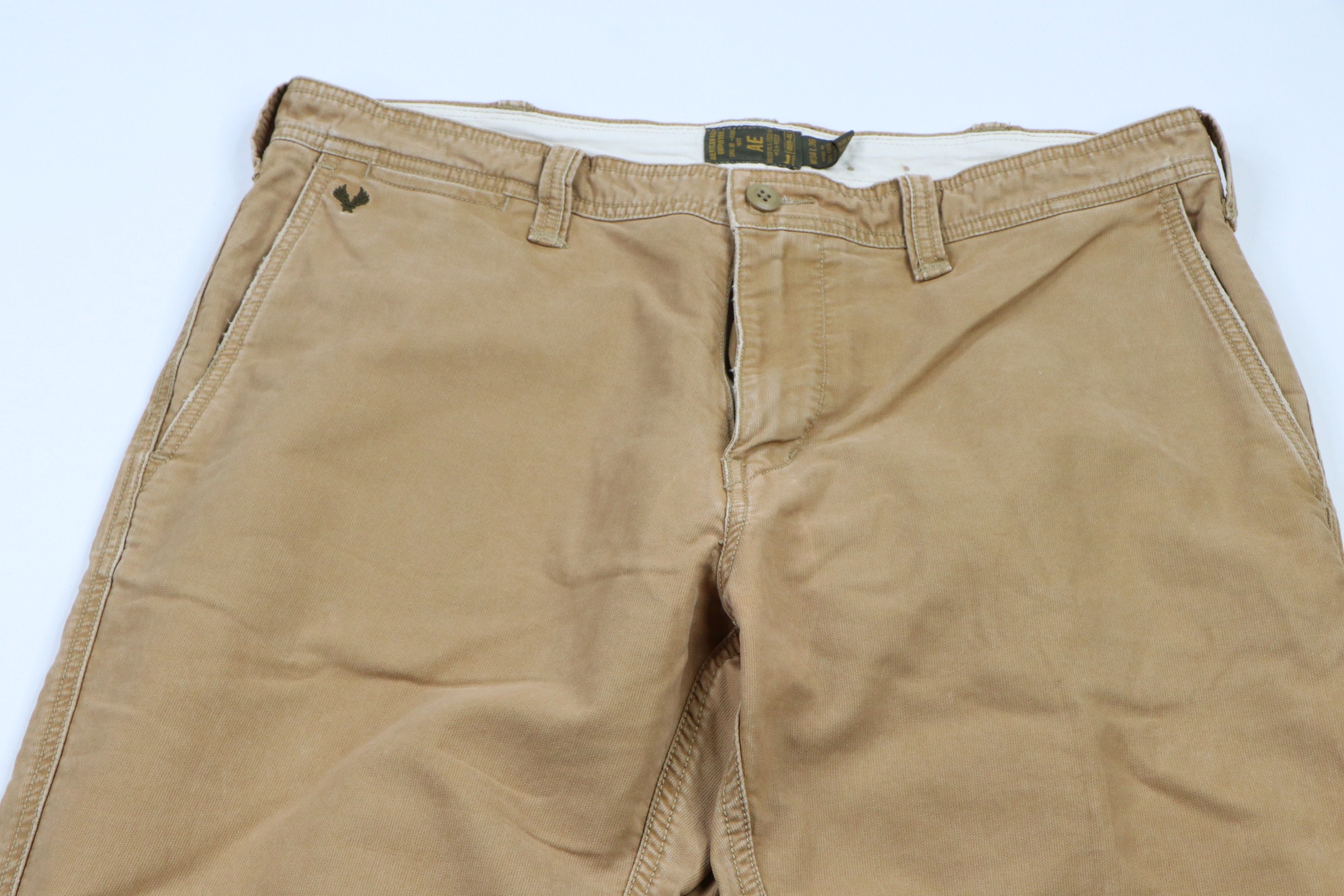American Eagle Outfitters × Vintage Vintage American Eagle Outfitters Wide Leg Pants Brown Size US 34 / EU 50 - 2 Thumbnail