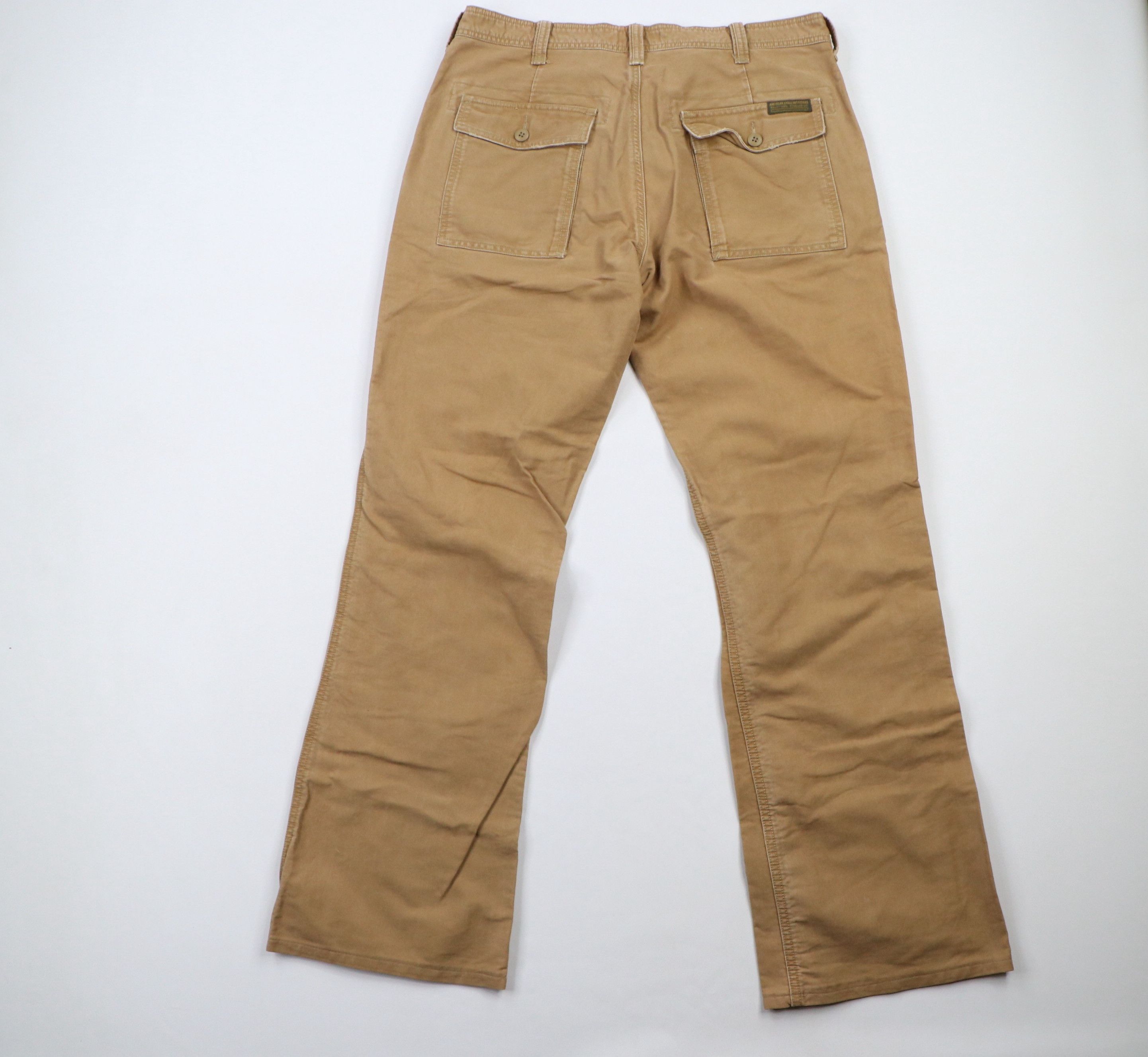 American Eagle Outfitters × Vintage Vintage American Eagle Outfitters Wide Leg Pants Brown Size US 34 / EU 50 - 8 Thumbnail