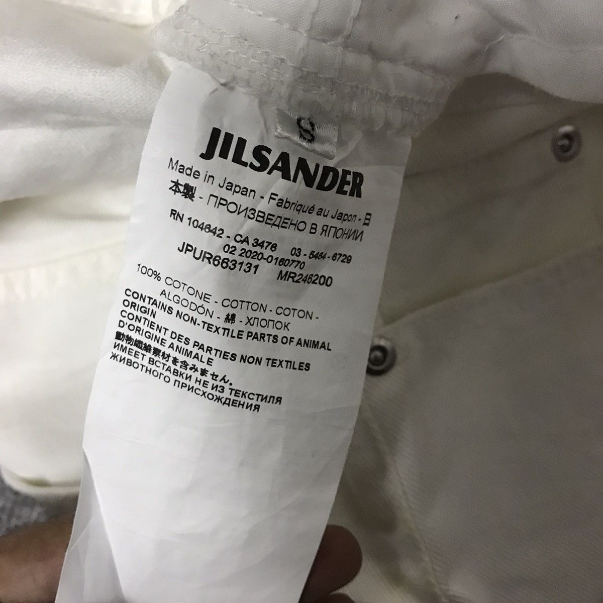 If Six Was Nine × Jil Sander × Le Grande Bleu (L.G.B.) Jil Sander Big Logo Denim Pant Size US 29 - 7 Thumbnail