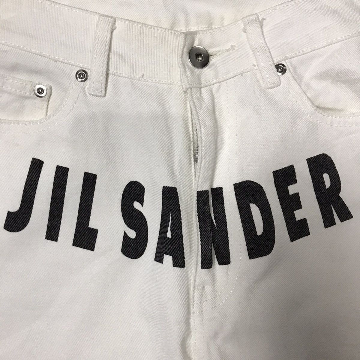 If Six Was Nine × Jil Sander × Le Grande Bleu (L.G.B.) Jil Sander Big Logo Denim Pant Size US 29 - 3 Thumbnail
