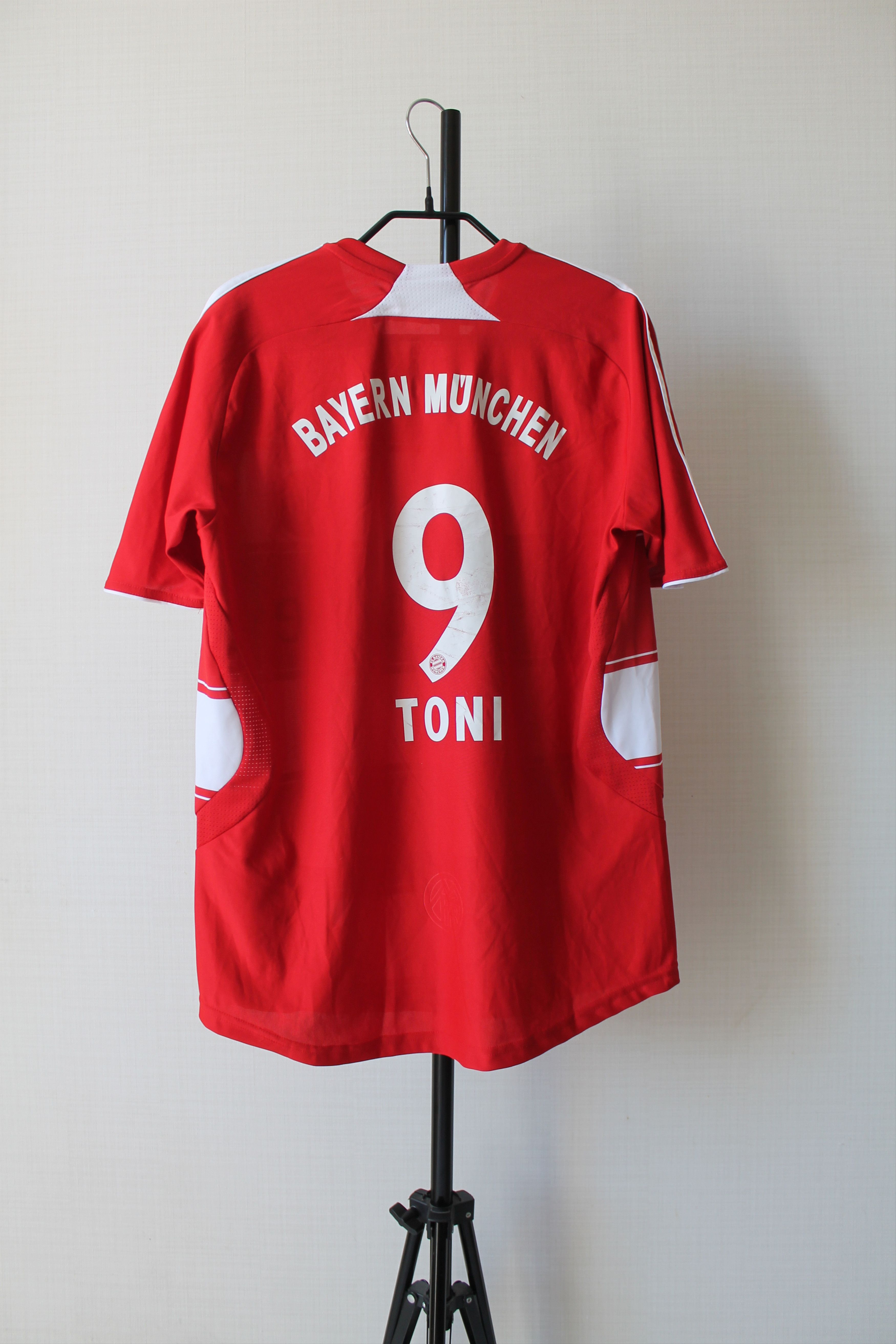 Adidas 2007 BAYERN MUNCHEN Toni Jersey Munich Soccer Size US M / EU 48-50 / 2 - 7 Thumbnail