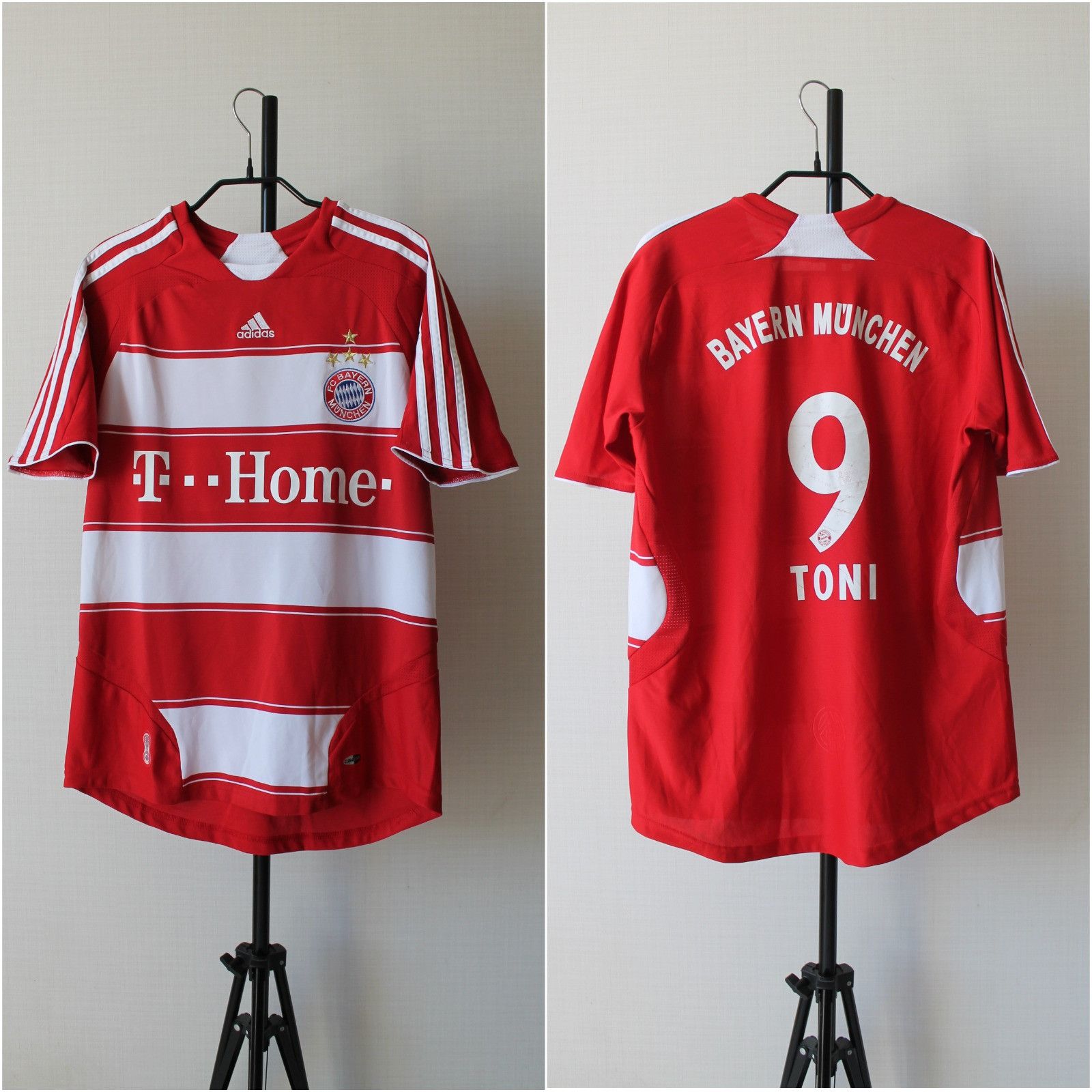Adidas 2007 BAYERN MUNCHEN Toni Jersey Munich Soccer Size US M / EU 48-50 / 2 - 1 Thumbnail