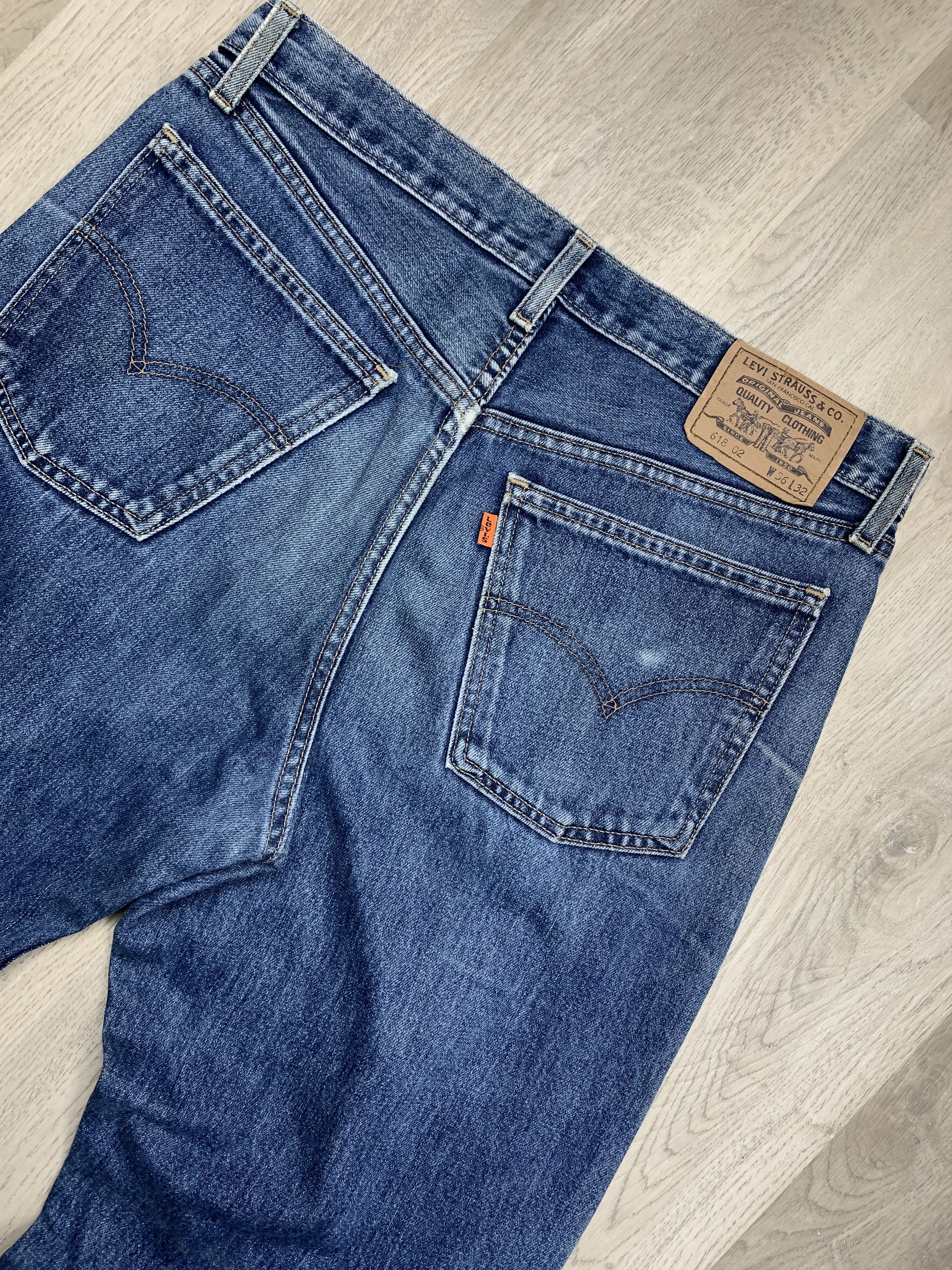 Levi's Vintage Levis 618 Denim Pants Orange Tab Jeans Size US 36 / EU 52 - 2 Thumbnail