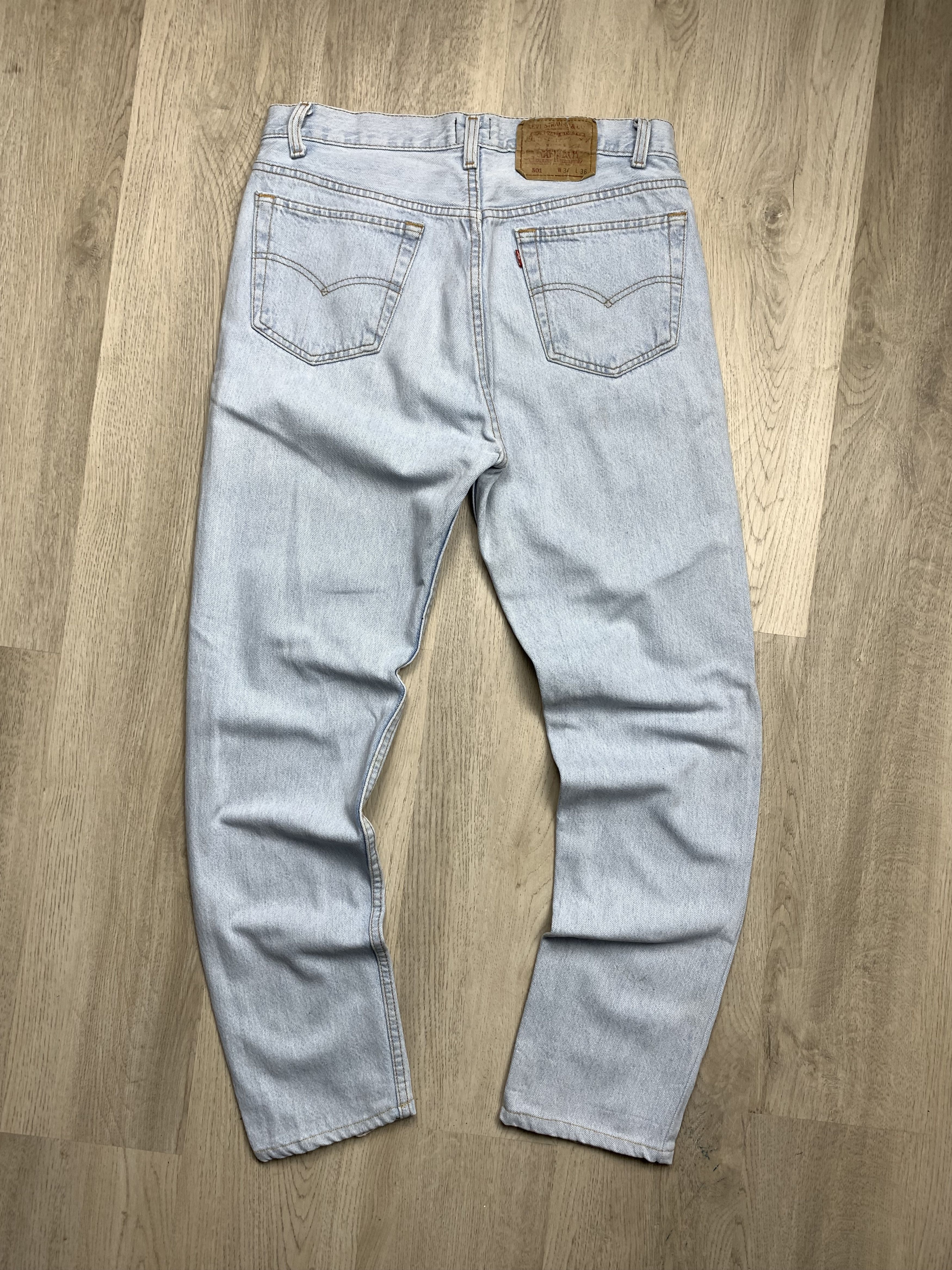 Levi's 90s Vintage Levi’s 501 Slim Fit Jeans Size US 34 / EU 50 - 1 Thumbnail