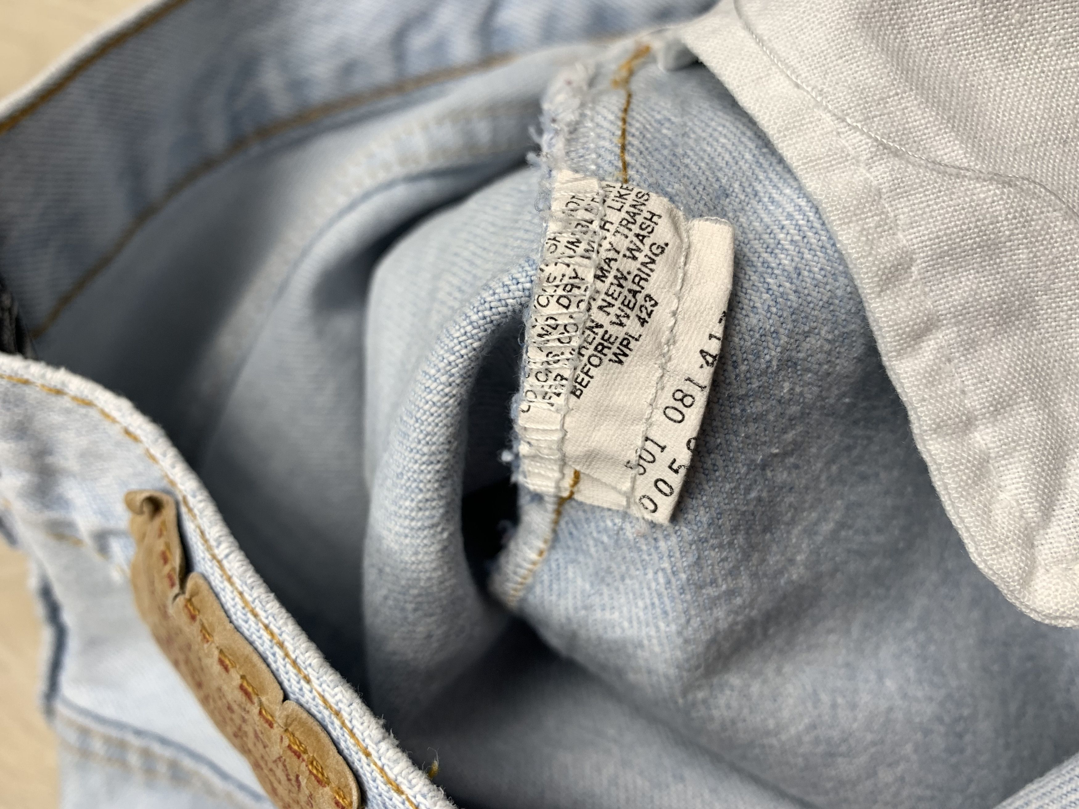 Levi's 90s Vintage Levi’s 501 Slim Fit Jeans Size US 34 / EU 50 - 10 Thumbnail