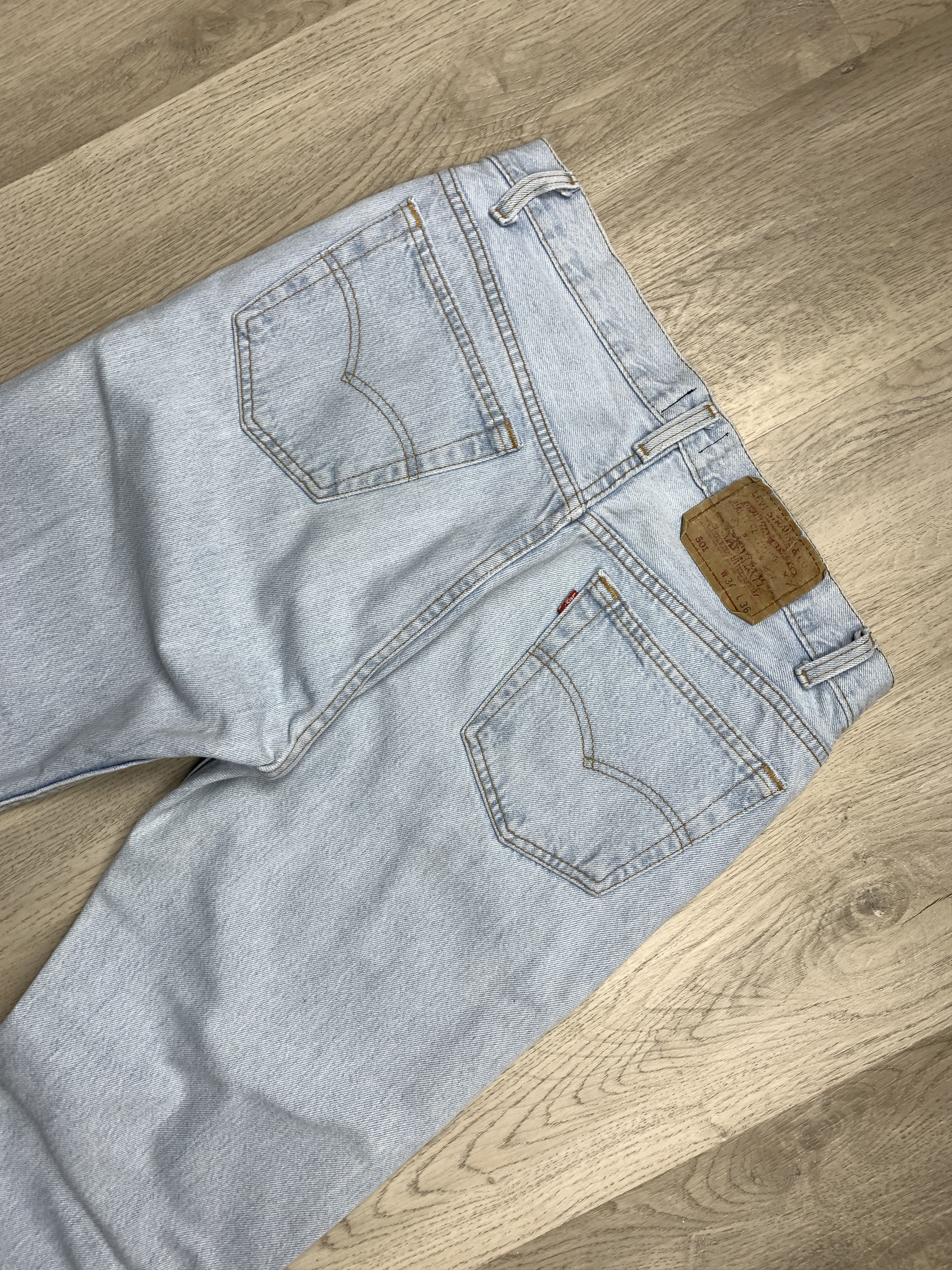 Levi's 90s Vintage Levi’s 501 Slim Fit Jeans Size US 34 / EU 50 - 2 Thumbnail