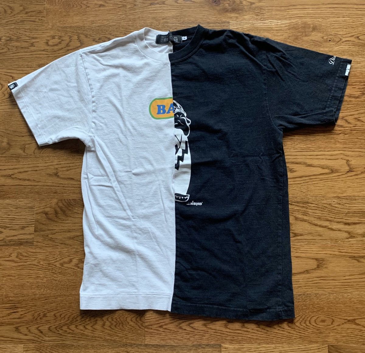 Bape x Neighborhood Split Tee - Tops