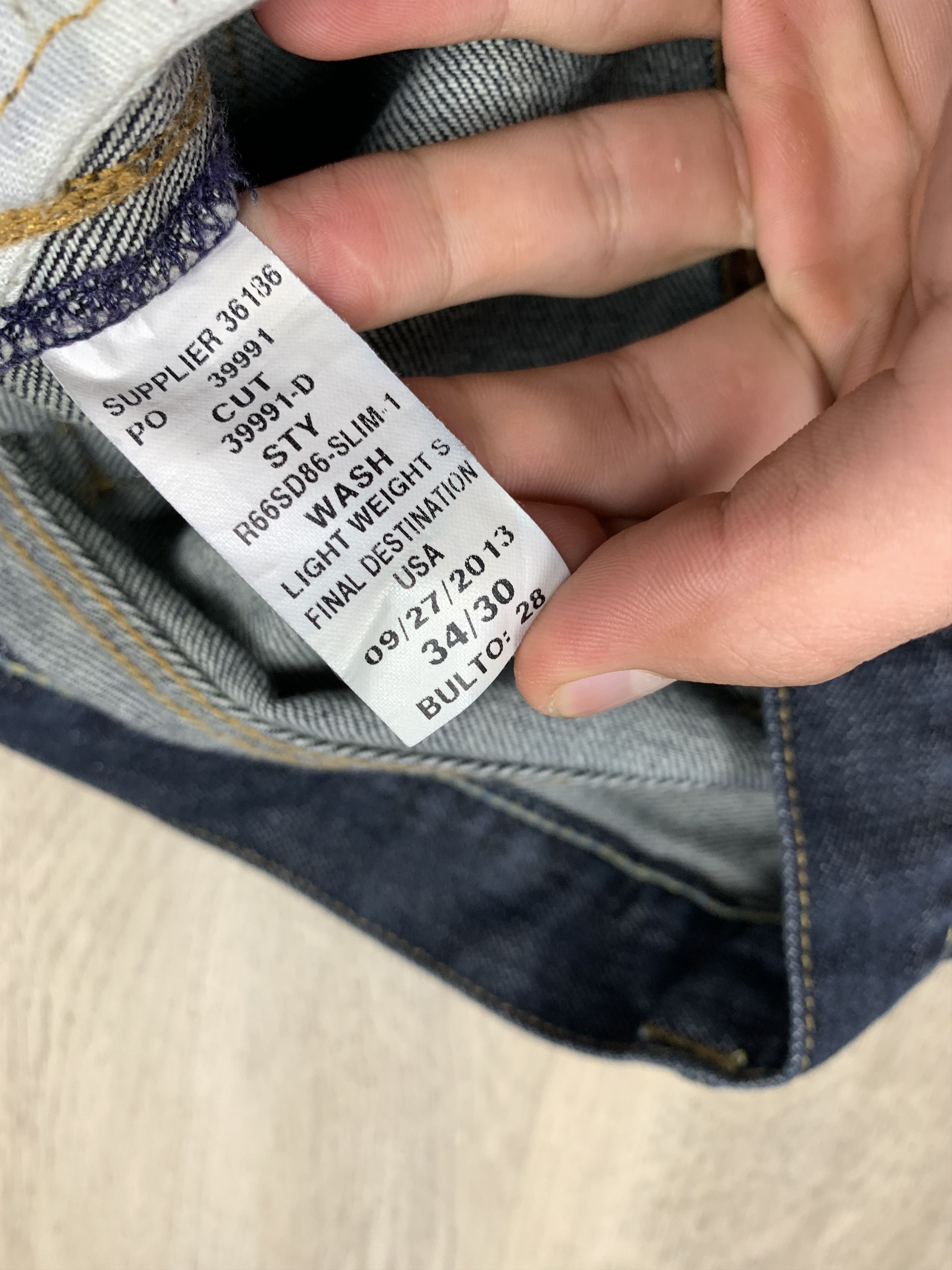 Polo Ralph Lauren Polo Ralph Lauren Vintage Mens Denim Pants Jeans Size US 34 / EU 50 - 8 Thumbnail