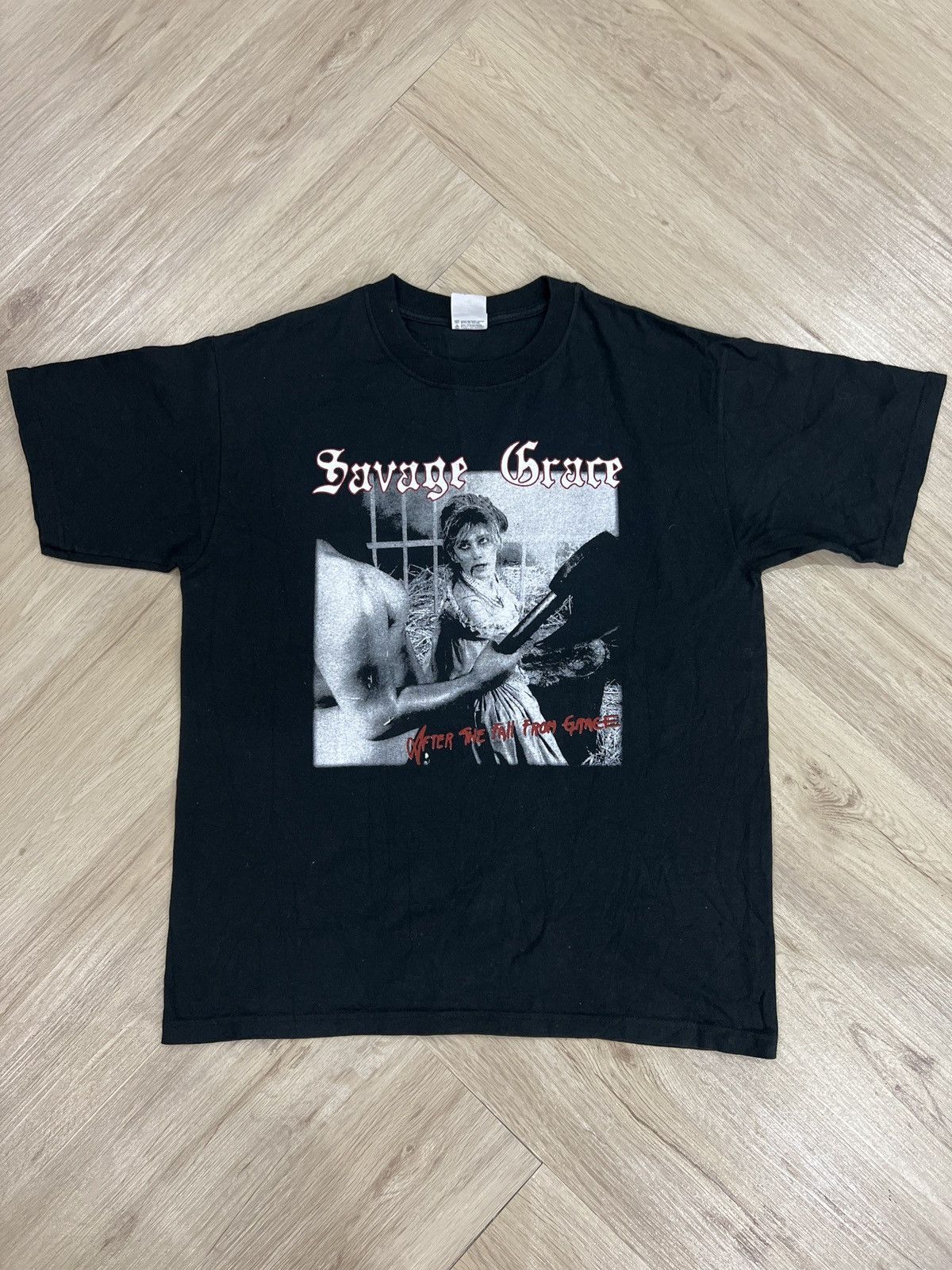 Vtg Savage Grace After The Fall From Grace Shirt