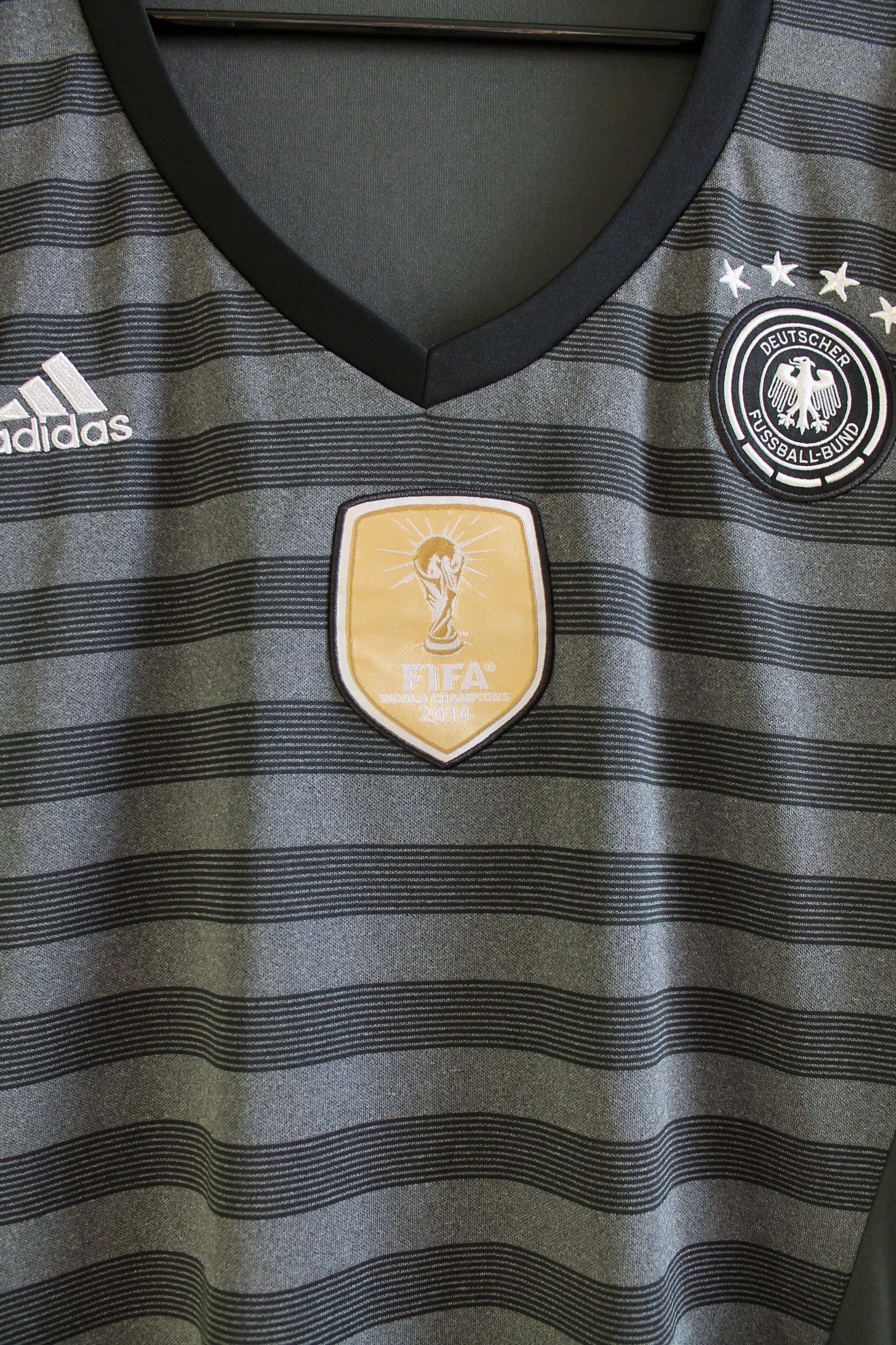 Adidas 2016 Adidas Germany soccer jersey away jersey Ladies Size L / US 10 / IT 46 - 2 Thumbnail