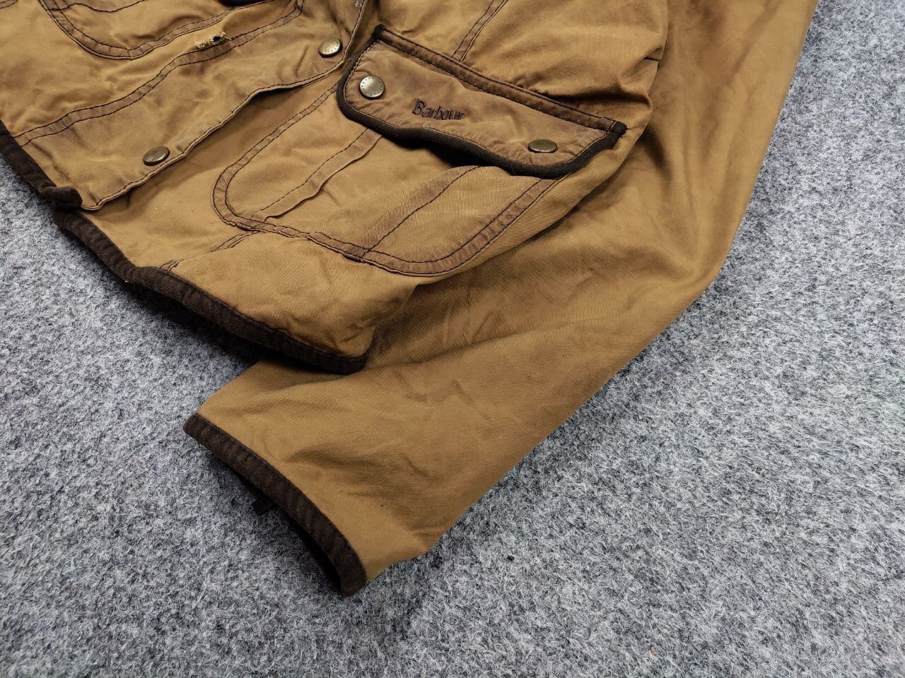Barbour Barbour Women's E145 Retail Ladies Utility Wax Brown Jacket Size L / US 10 / IT 46 - 5 Thumbnail