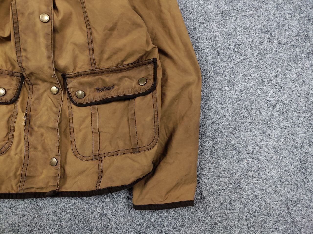 Barbour Barbour Women's E145 Retail Ladies Utility Wax Brown Jacket Size L / US 10 / IT 46 - 10 Thumbnail