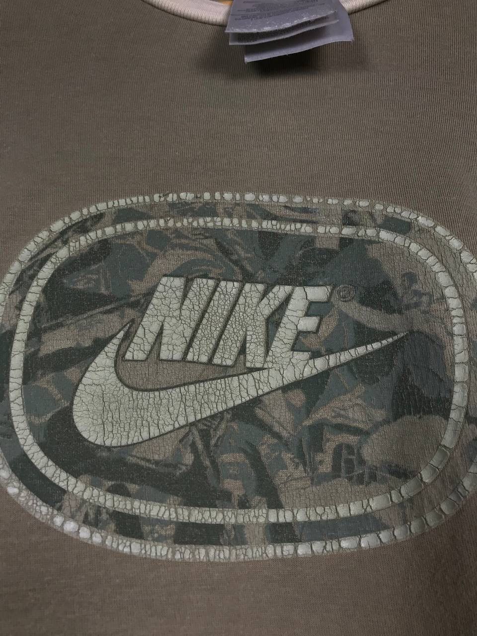 Nike × Vintage Nike swoosh center logo streetwear vintage tee Size US M / EU 48-50 / 2 - 4 Thumbnail