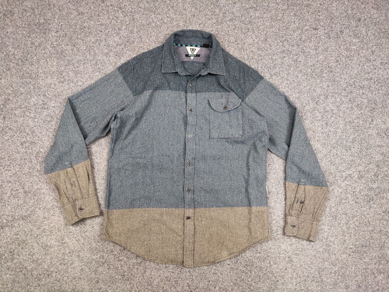 Flannel Vintage Vissla Mens Button Up Flannel Casual Shirt Size US L / EU 52-54 / 3 - 14 Thumbnail