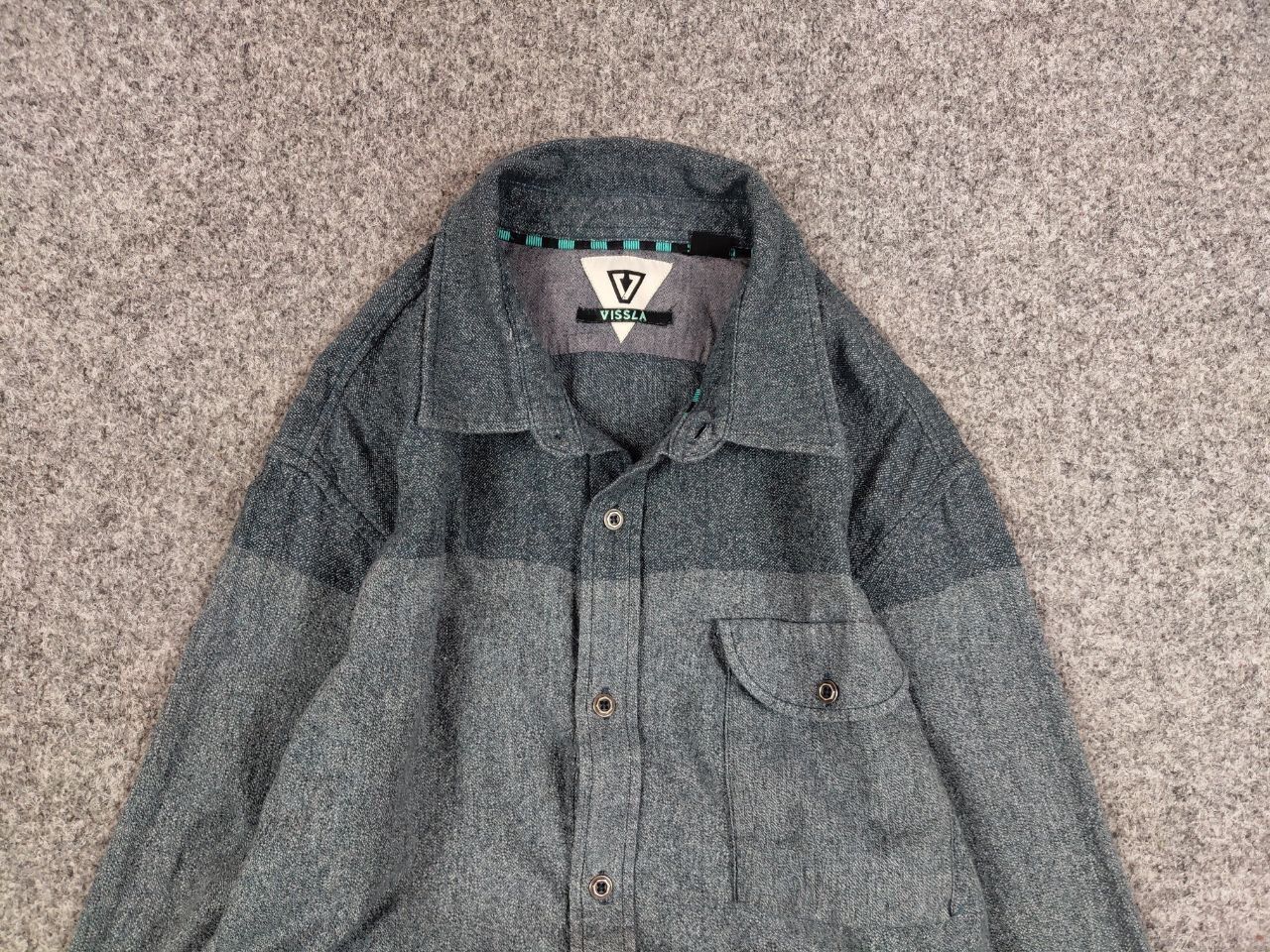 Flannel Vintage Vissla Mens Button Up Flannel Casual Shirt Size US L / EU 52-54 / 3 - 8 Thumbnail
