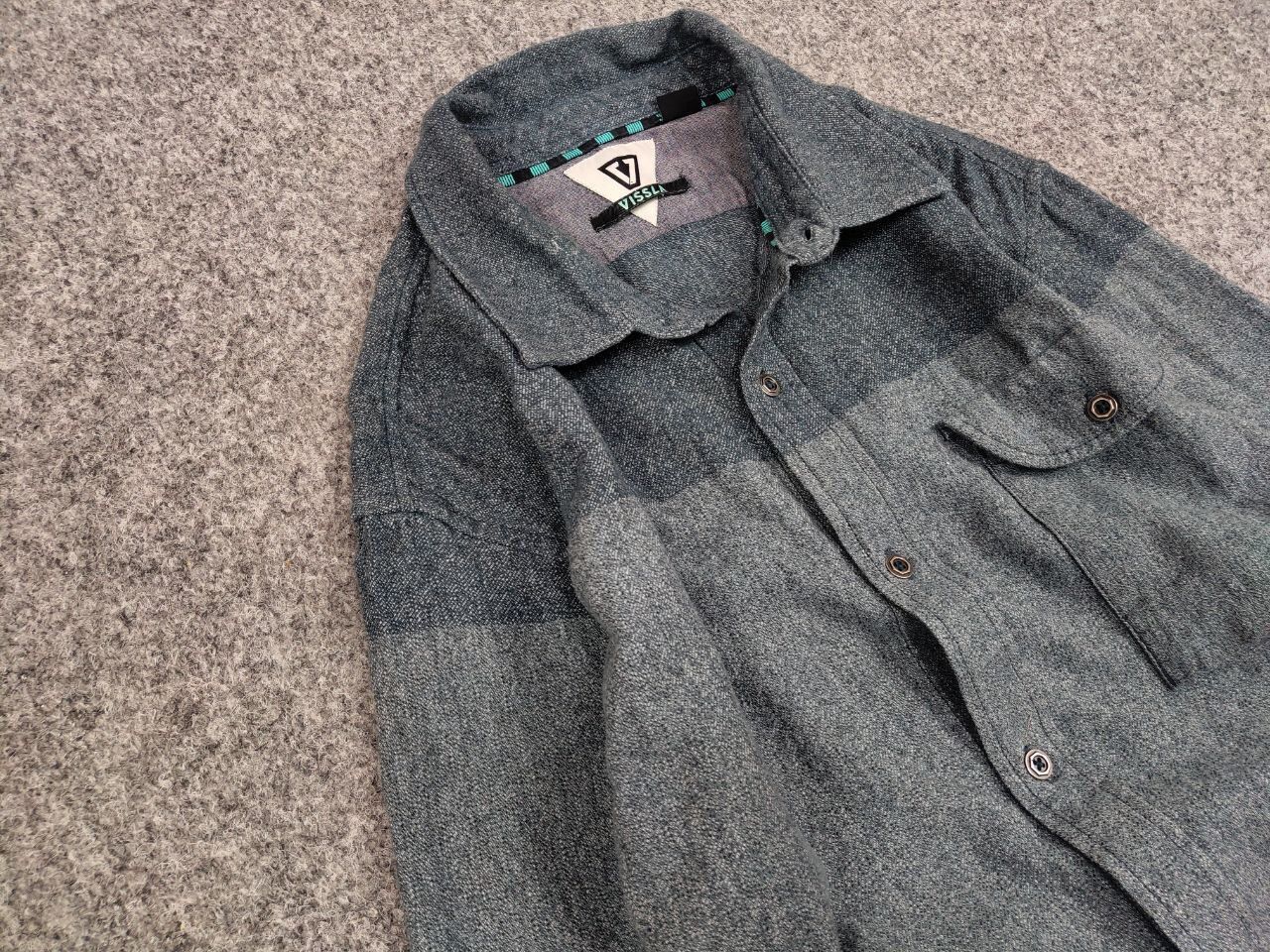 Flannel Vintage Vissla Mens Button Up Flannel Casual Shirt Size US L / EU 52-54 / 3 - 7 Thumbnail