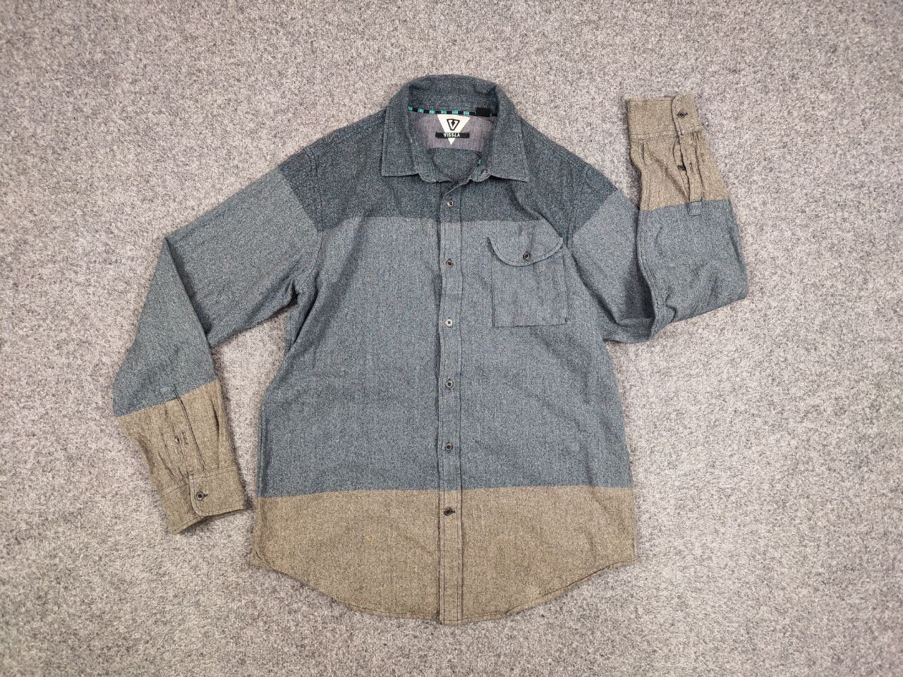 Flannel Vintage Vissla Mens Button Up Flannel Casual Shirt Size US L / EU 52-54 / 3 - 13 Thumbnail