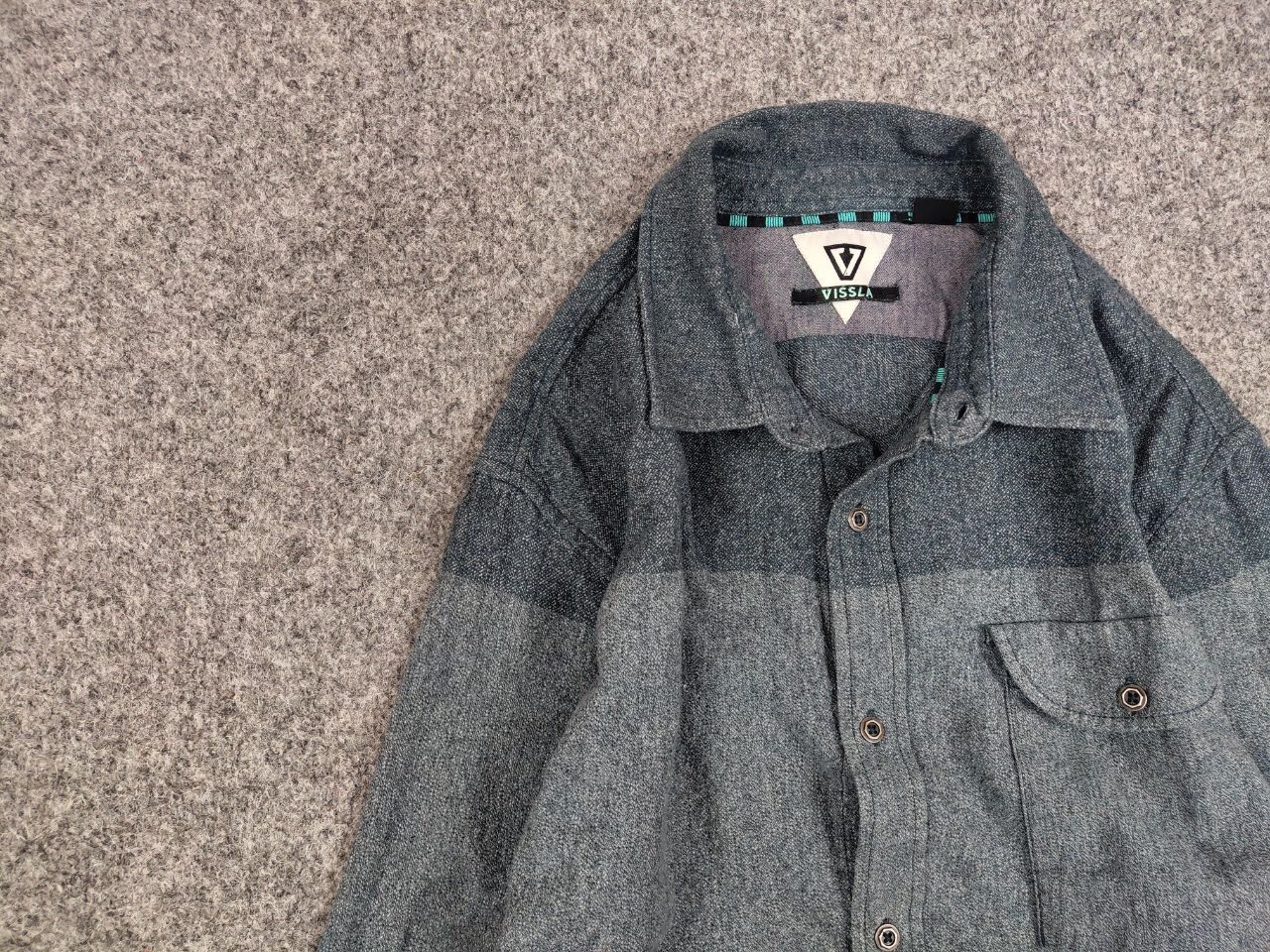 Flannel Vintage Vissla Mens Button Up Flannel Casual Shirt Size US L / EU 52-54 / 3 - 11 Thumbnail