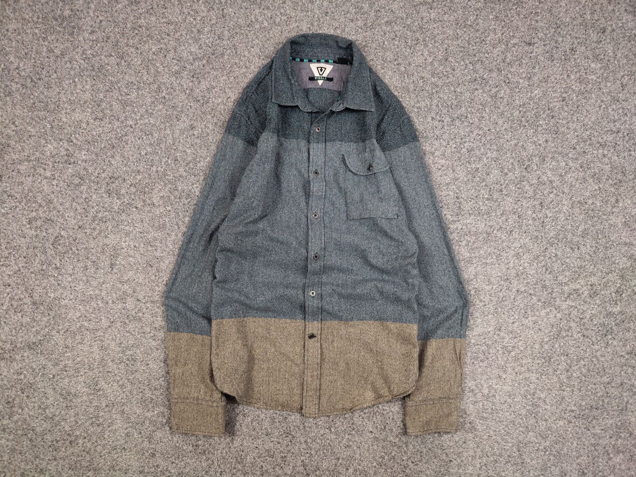 Flannel Vintage Vissla Mens Button Up Flannel Casual Shirt Size US L / EU 52-54 / 3 - 1 Thumbnail