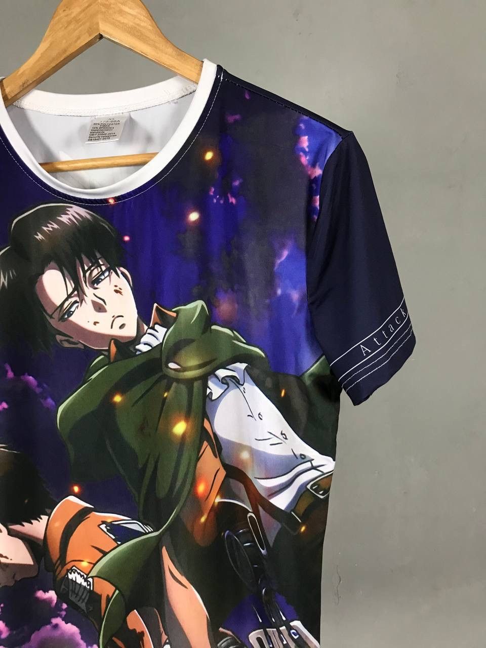 Anime × Japanese Brand Attack on Titan anima Japanese brand overprinted tee Size US M / EU 48-50 / 2 - 2 Thumbnail