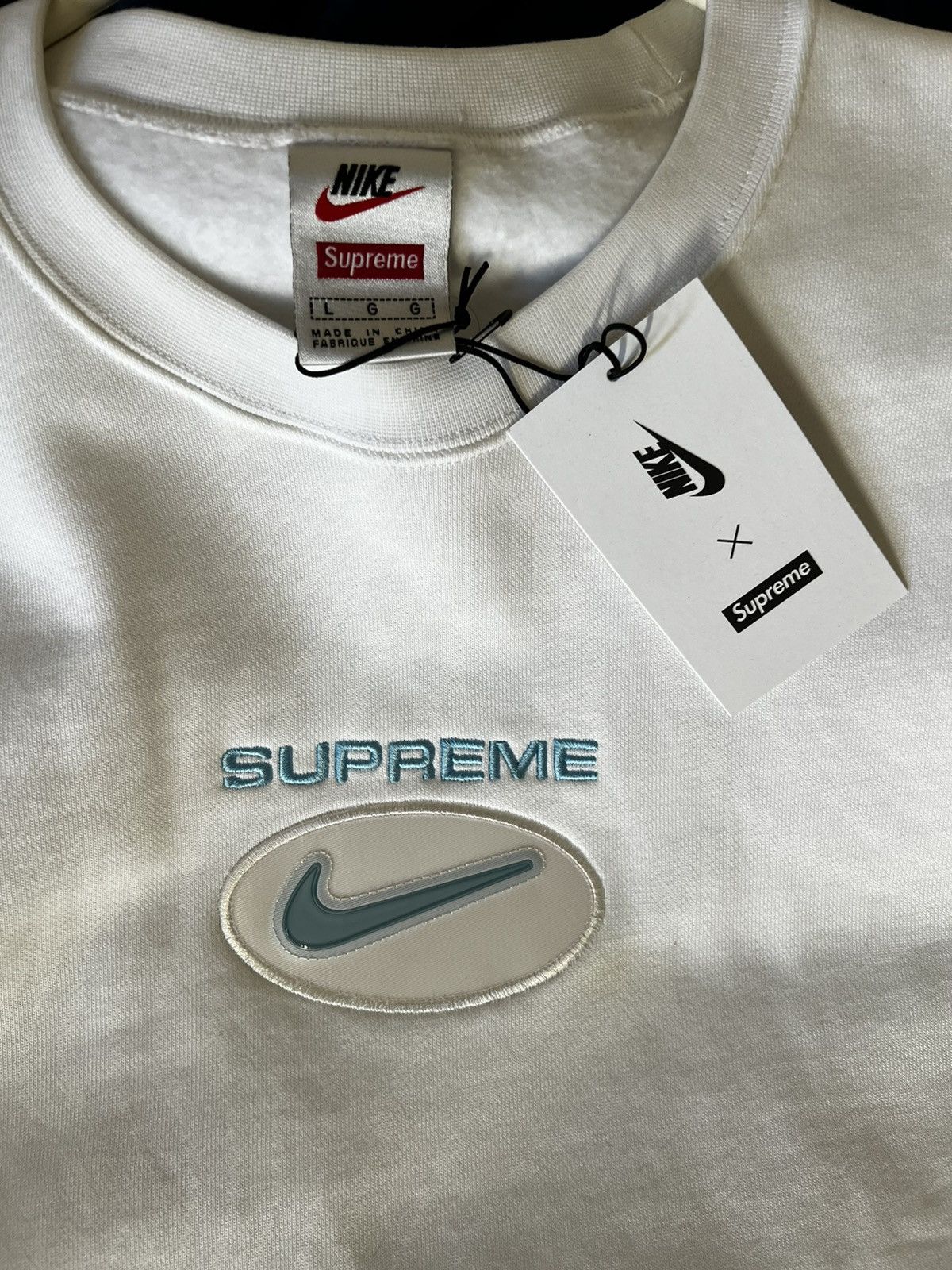 トップス Nike Supreme jewel crewneck FW20 Supreme × Nike Jewel Crewneck - シュプリーム ナイキ (Supreme