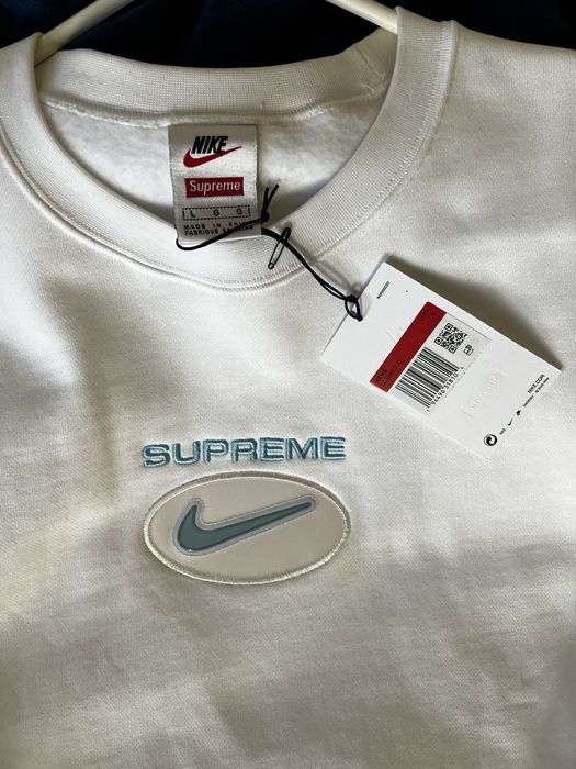 Supreme nike 2024 jewel crewneck