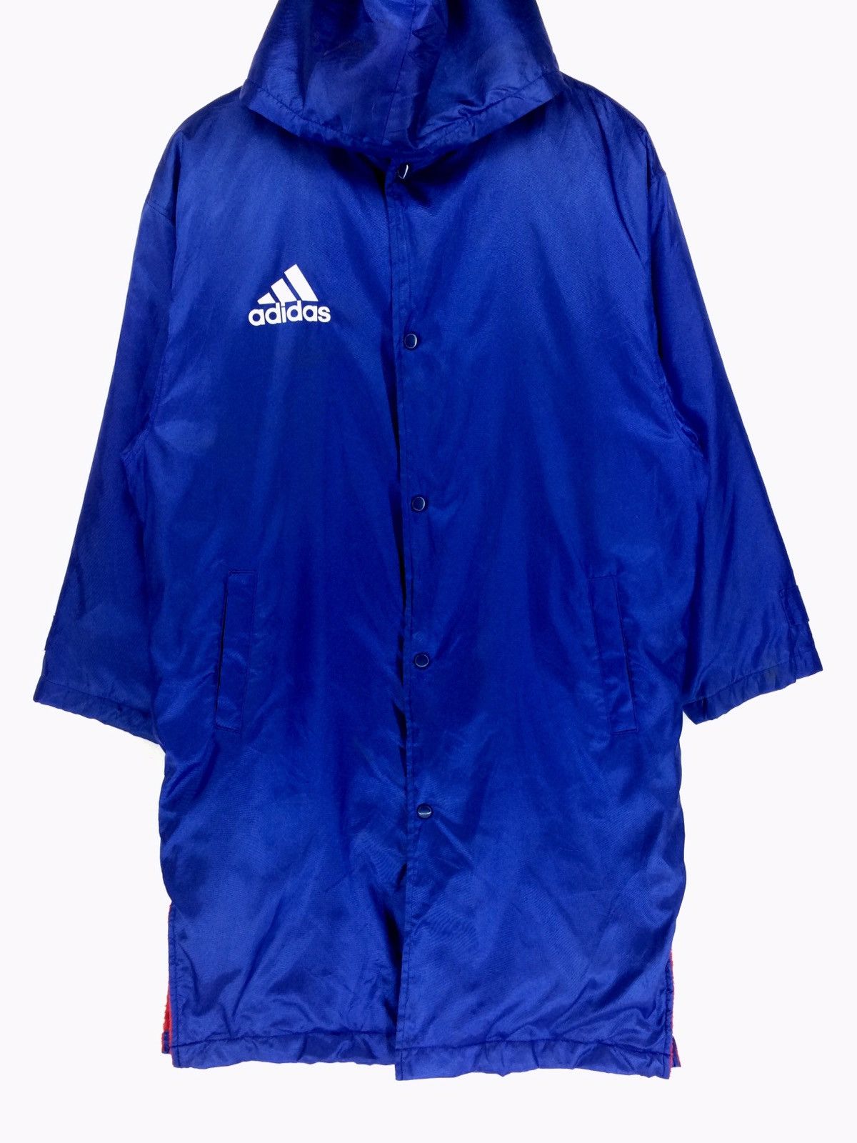 Adidas Vintage Adidas Hoodie Long Jacket Big Logo Fashion Sweater Size US L / EU 52-54 / 3 - 2 Thumbnail