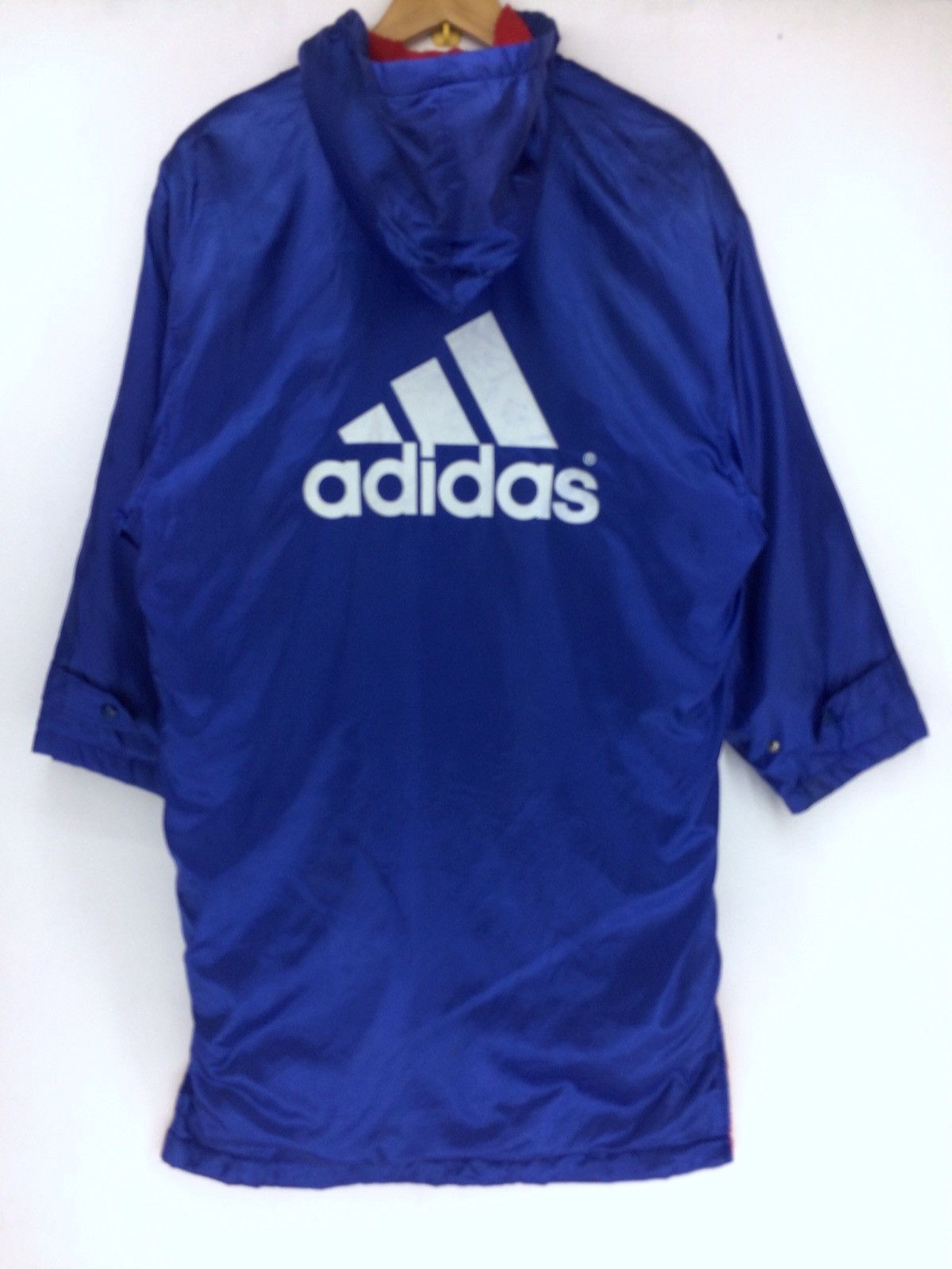 Adidas Vintage Adidas Hoodie Long Jacket Big Logo Fashion Sweater Size US L / EU 52-54 / 3 - 1 Thumbnail