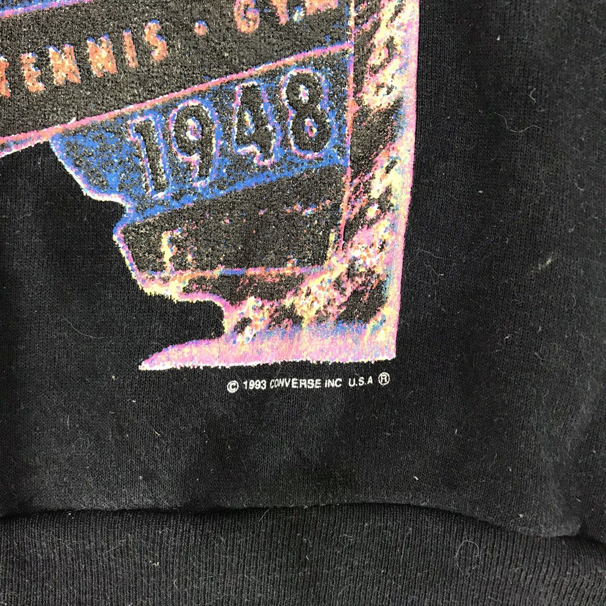 Converse Vintage Converse Sweatshirt Basketball Tennis 90s Sportwear Size US L / EU 52-54 / 3 - 3 Thumbnail
