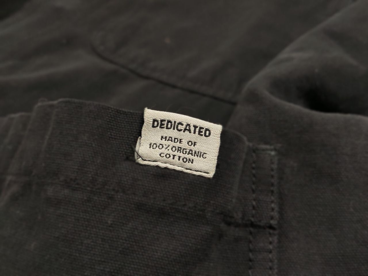 Japanese Brand Dedicated Organic Cotton Black Overshirt Pocket Jacket Size US M / EU 48-50 / 2 - 17 Thumbnail
