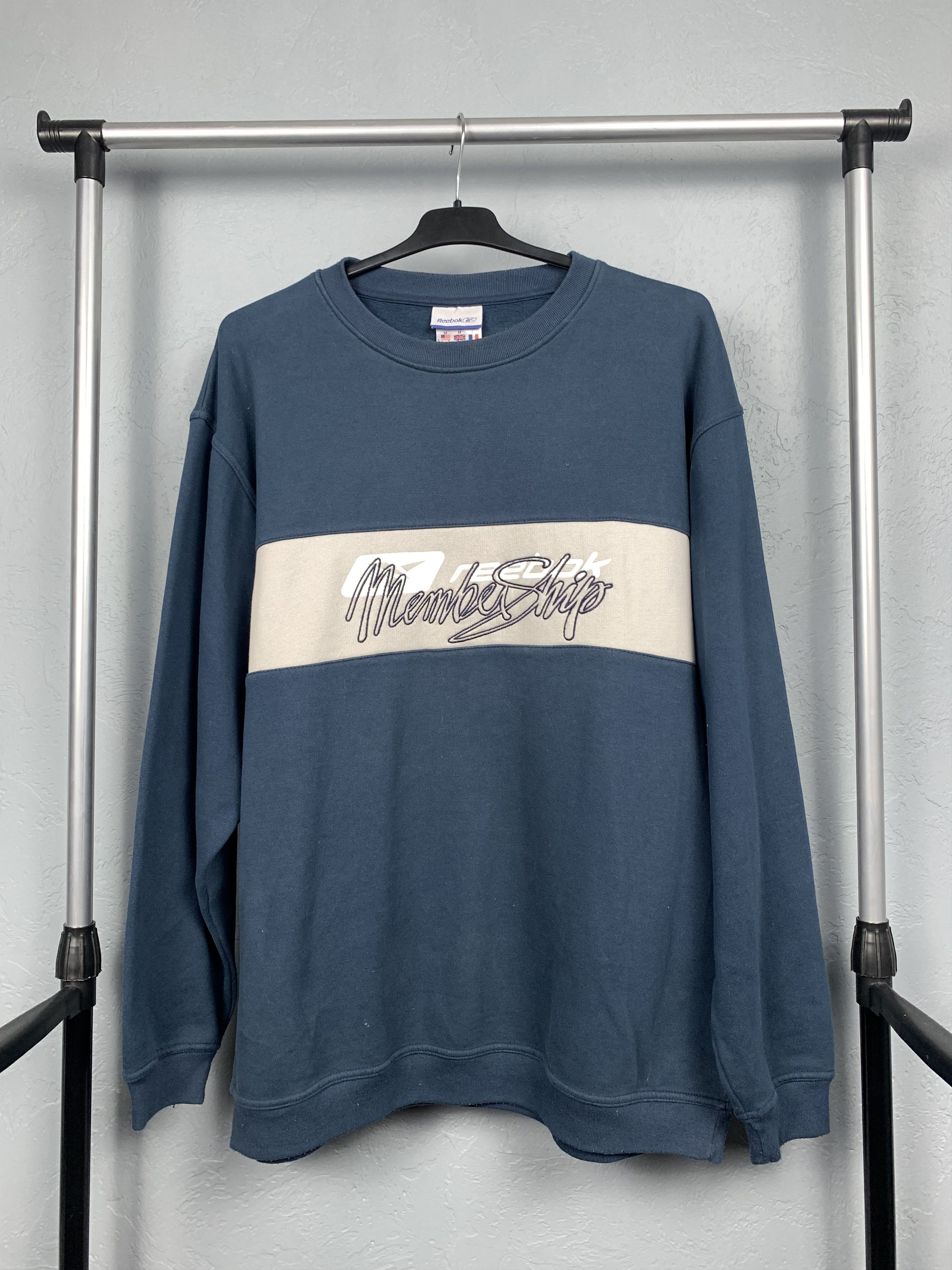 Reebok Reebok Vintage Mens Big Logo Sweatshirt Size US L / EU 52-54 / 3 - 1 Thumbnail