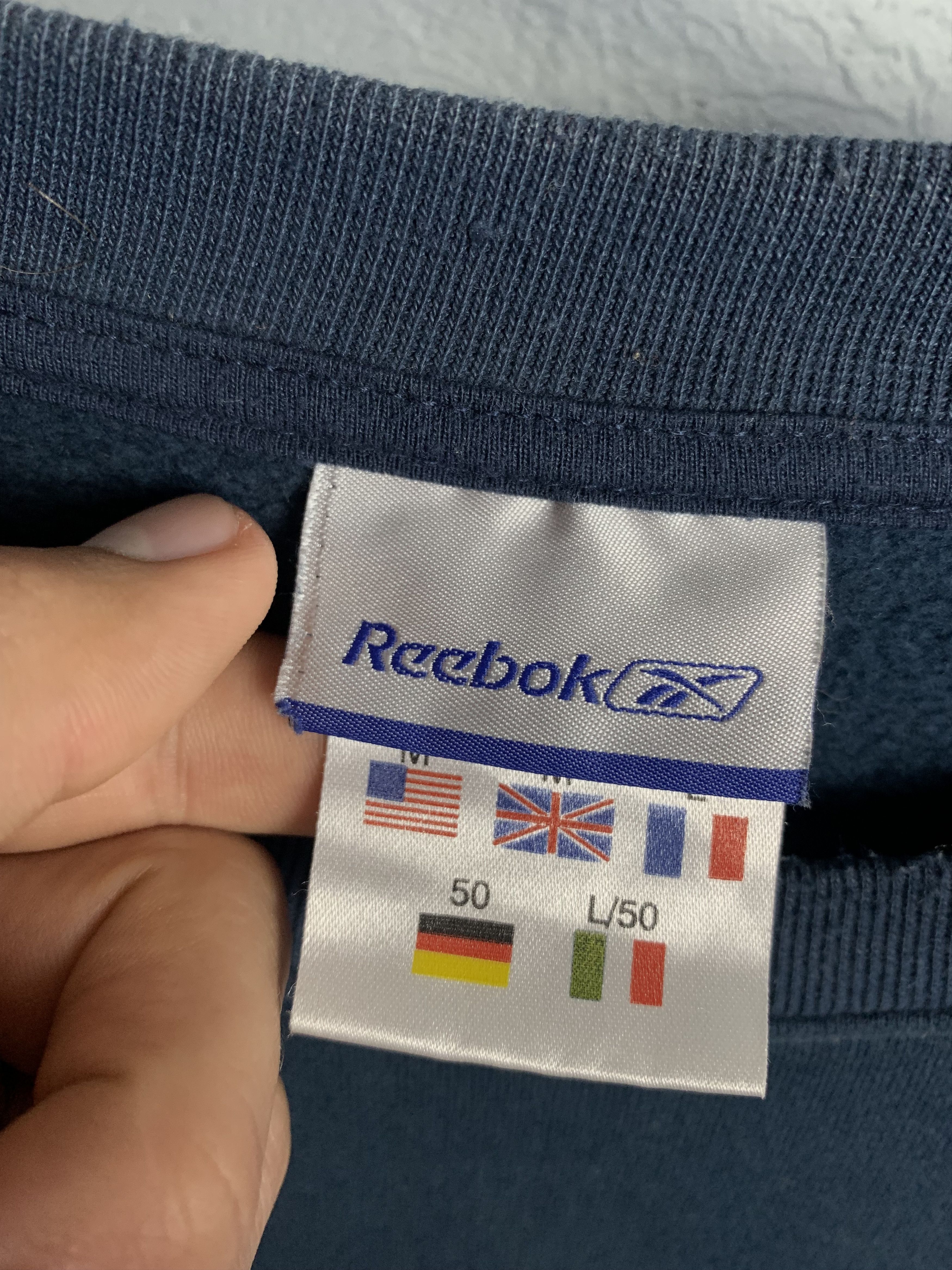 Reebok Reebok Vintage Mens Big Logo Sweatshirt Size US L / EU 52-54 / 3 - 4 Thumbnail