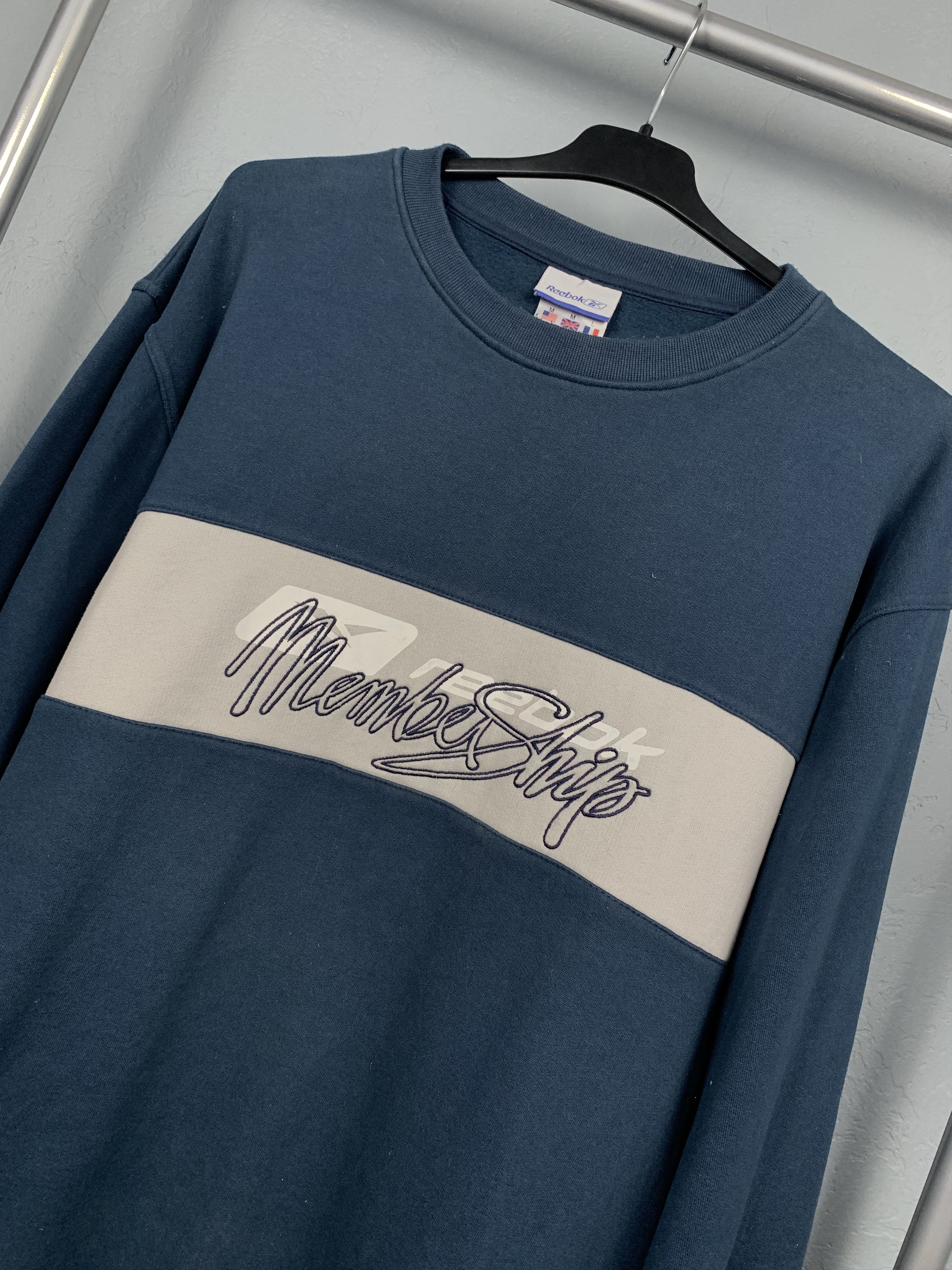 Reebok Reebok Vintage Mens Big Logo Sweatshirt Size US L / EU 52-54 / 3 - 2 Thumbnail
