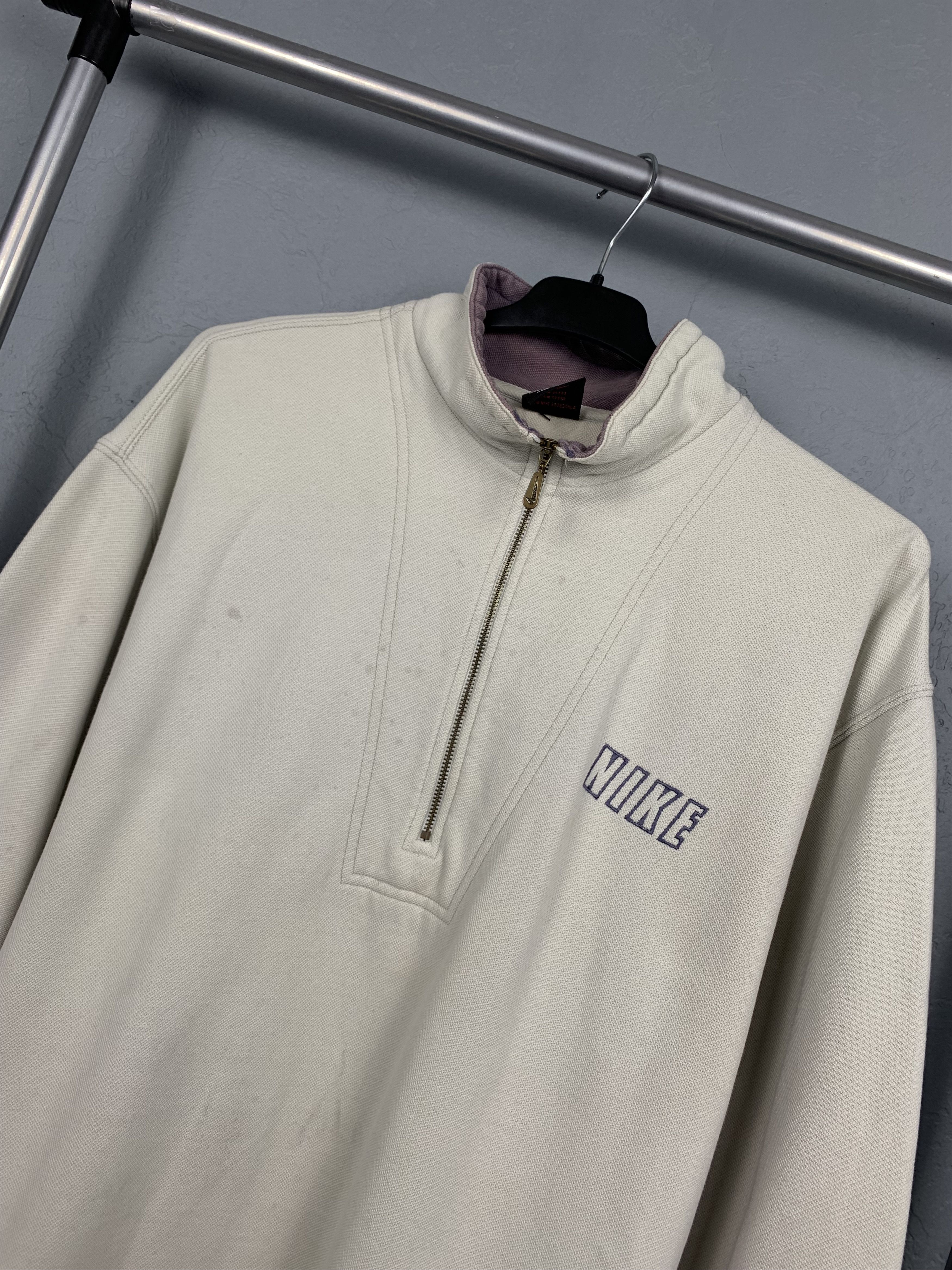 Nike Nike Vintage 1/4 Quarter Zip Mens Sweatshirt Size US L / EU 52-54 / 3 - 2 Thumbnail