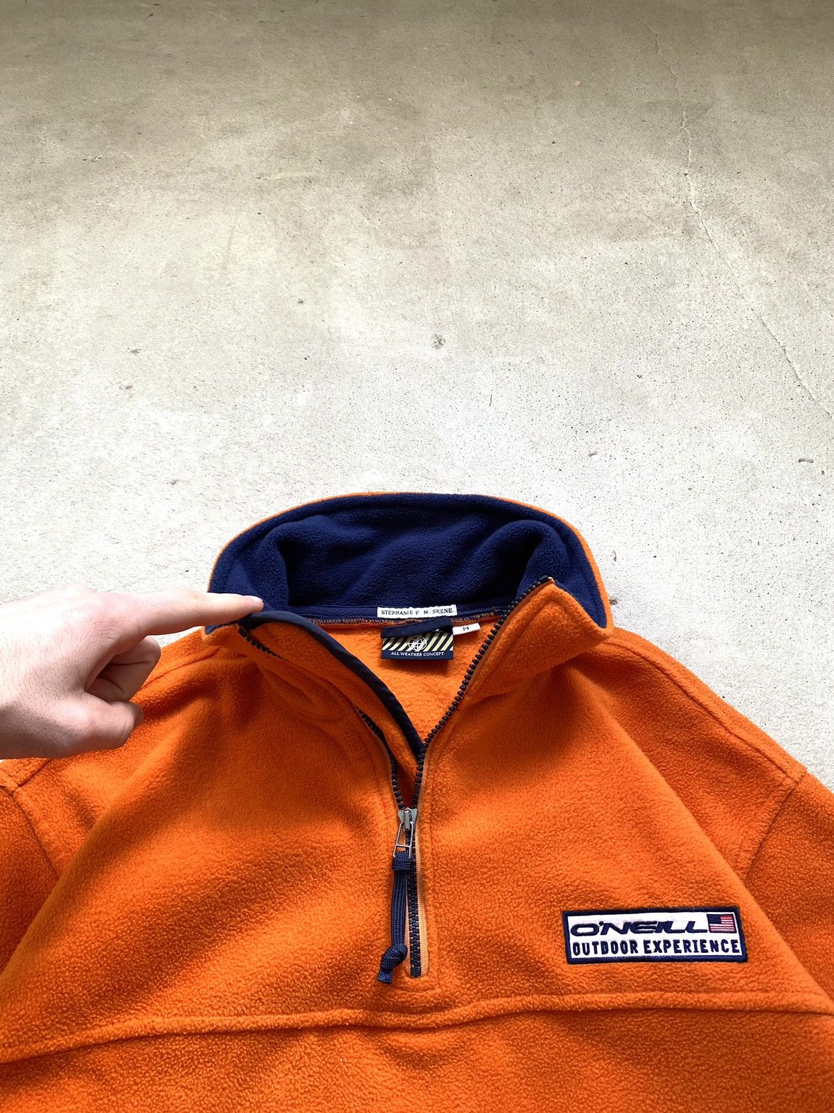O'Neill Vintage 90s O’Neill Big logo Fleece Sweater Y2K Size US M / EU 48-50 / 2 - 6 Thumbnail