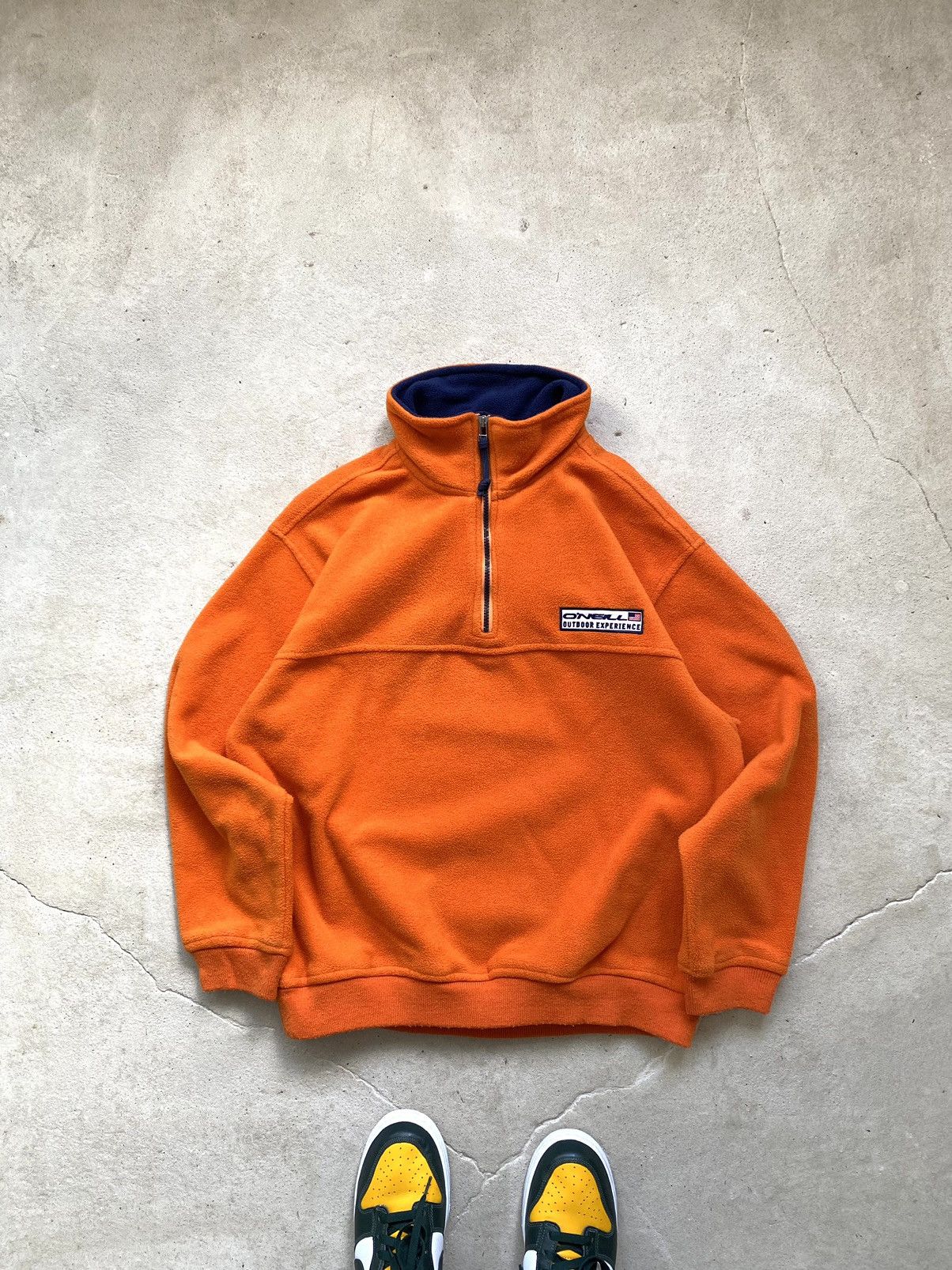 O'Neill Vintage 90s O’Neill Big logo Fleece Sweater Y2K Size US M / EU 48-50 / 2 - 2 Thumbnail
