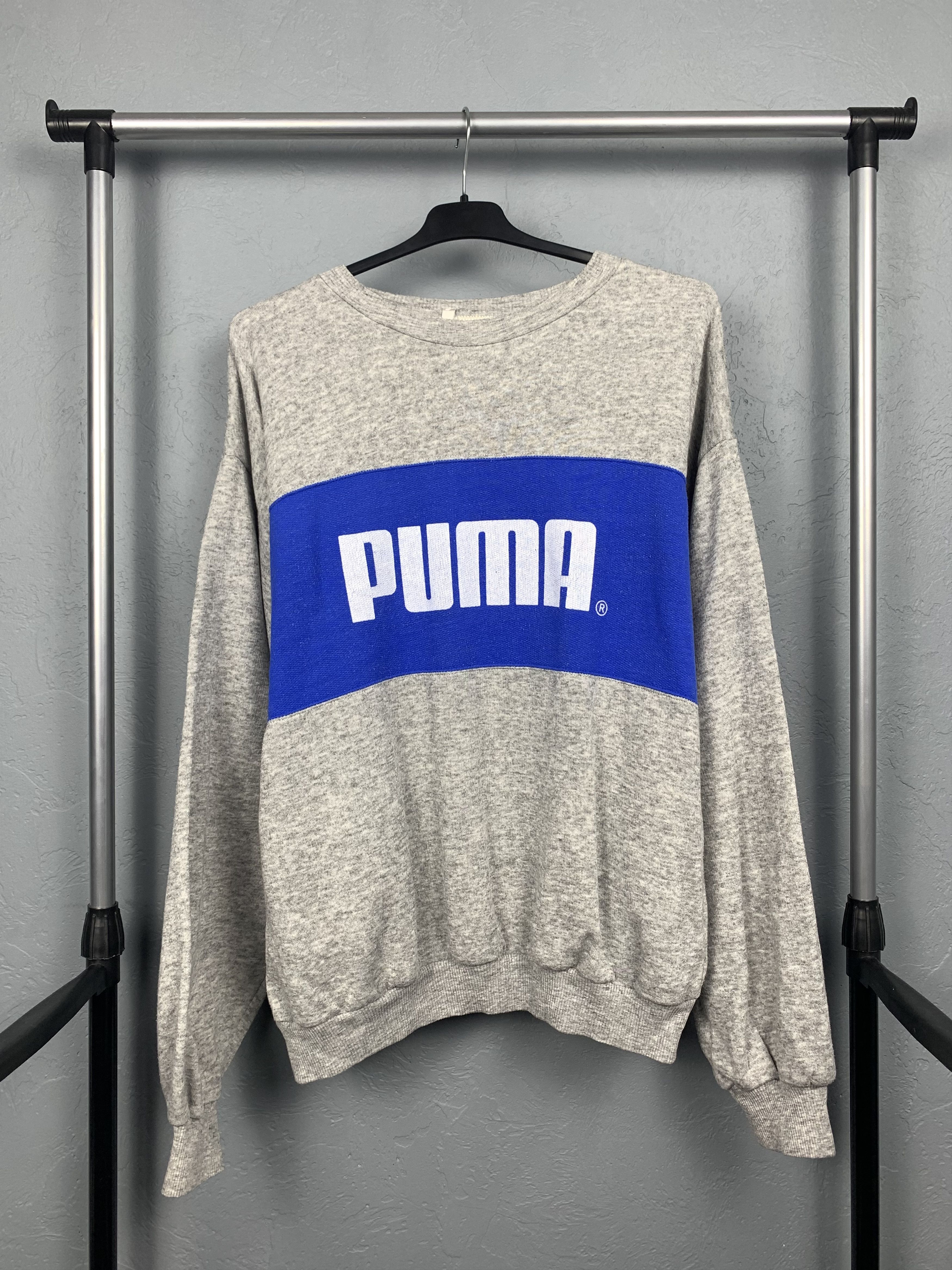 Puma Puma 90s Vintage Mens Sweatshirt Size US L / EU 52-54 / 3 - 1 Thumbnail
