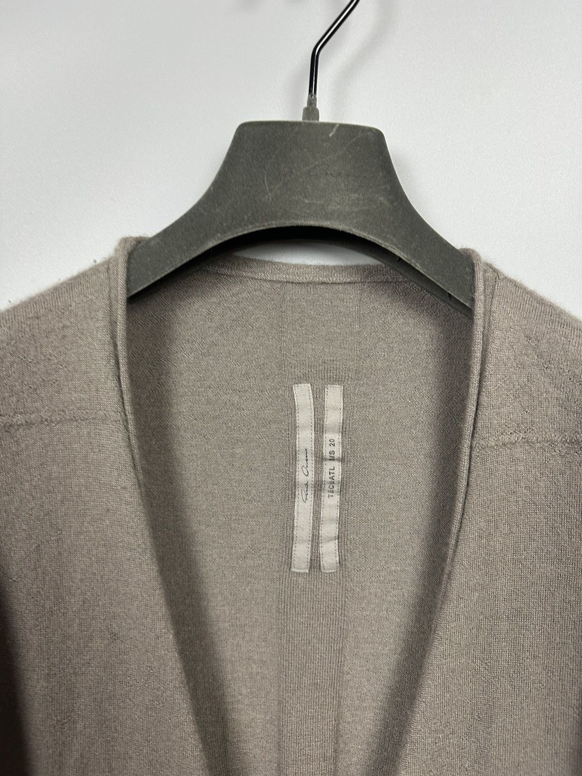 Rick Owens SS20 ‘TECUATL’ Dust Boiled Cashmere Cardigan Size US S / EU 44-46 / 1 - 2 Thumbnail