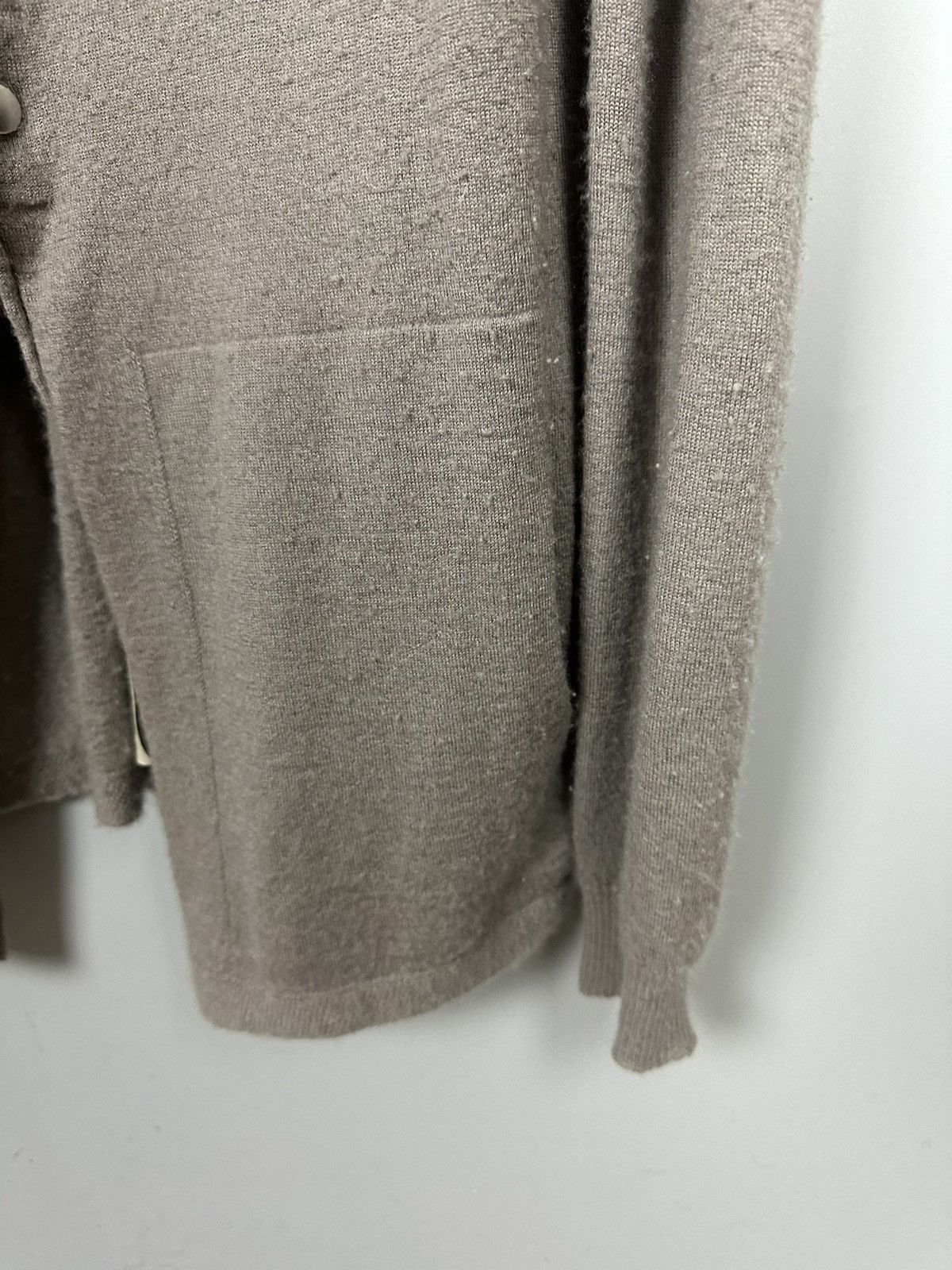 Rick Owens SS20 ‘TECUATL’ Dust Boiled Cashmere Cardigan Size US S / EU 44-46 / 1 - 4 Thumbnail