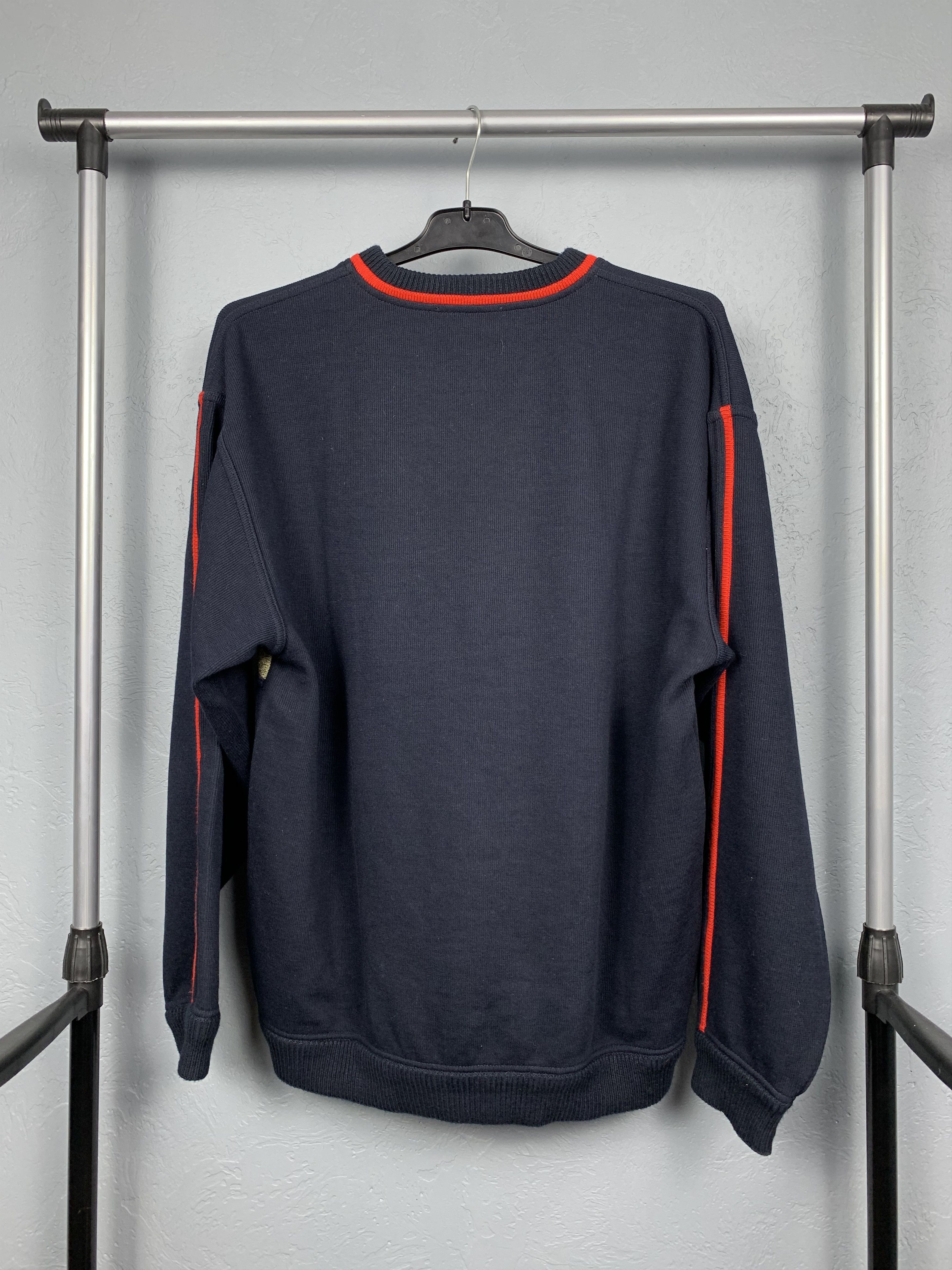 Carlo Colucci × Vintage Carlo Colucci Sport Vintage Mens Knit Sweater Coogi style Size US S / EU 44-46 / 1 - 6 Thumbnail