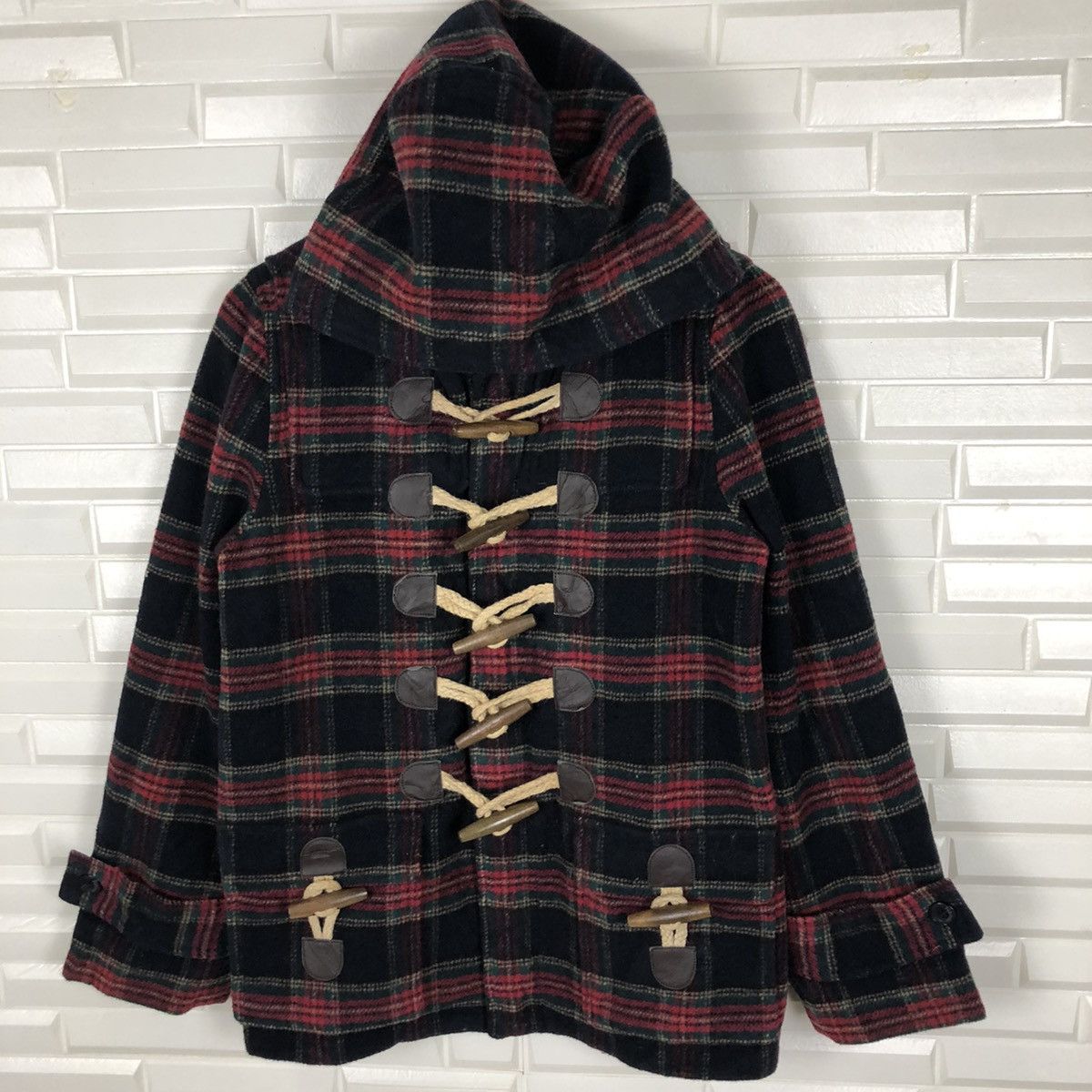 Issey Miyake NE NET BY ISSEY MIYAKE FLANNEL HOODIE JACKET Size US M / EU 48-50 / 2 - 5 Thumbnail