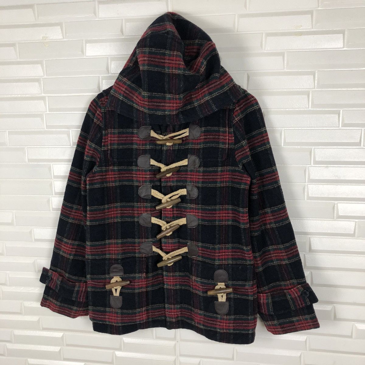 Issey Miyake NE NET BY ISSEY MIYAKE FLANNEL HOODIE JACKET Size US M / EU 48-50 / 2 - 3 Thumbnail